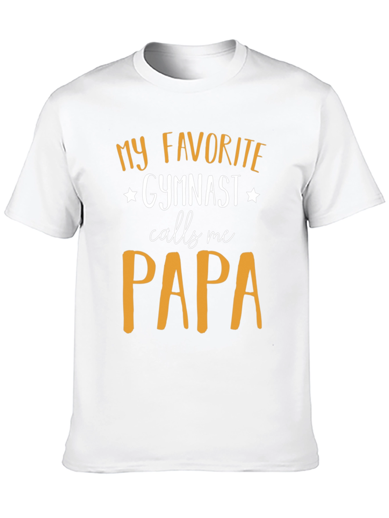 Black My Favorite Gymnast Calls Me Papa T-Shirt view 10