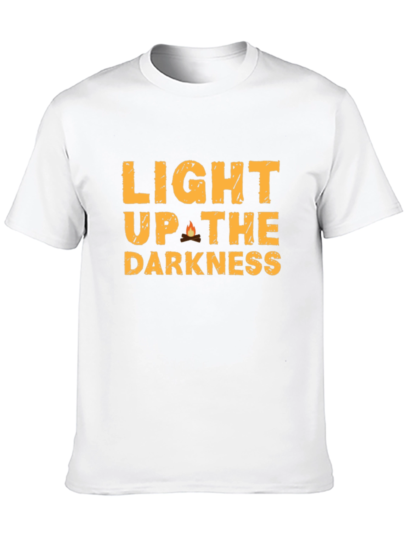 Black Light Up the Darkness Graphic Tee - Black view 10