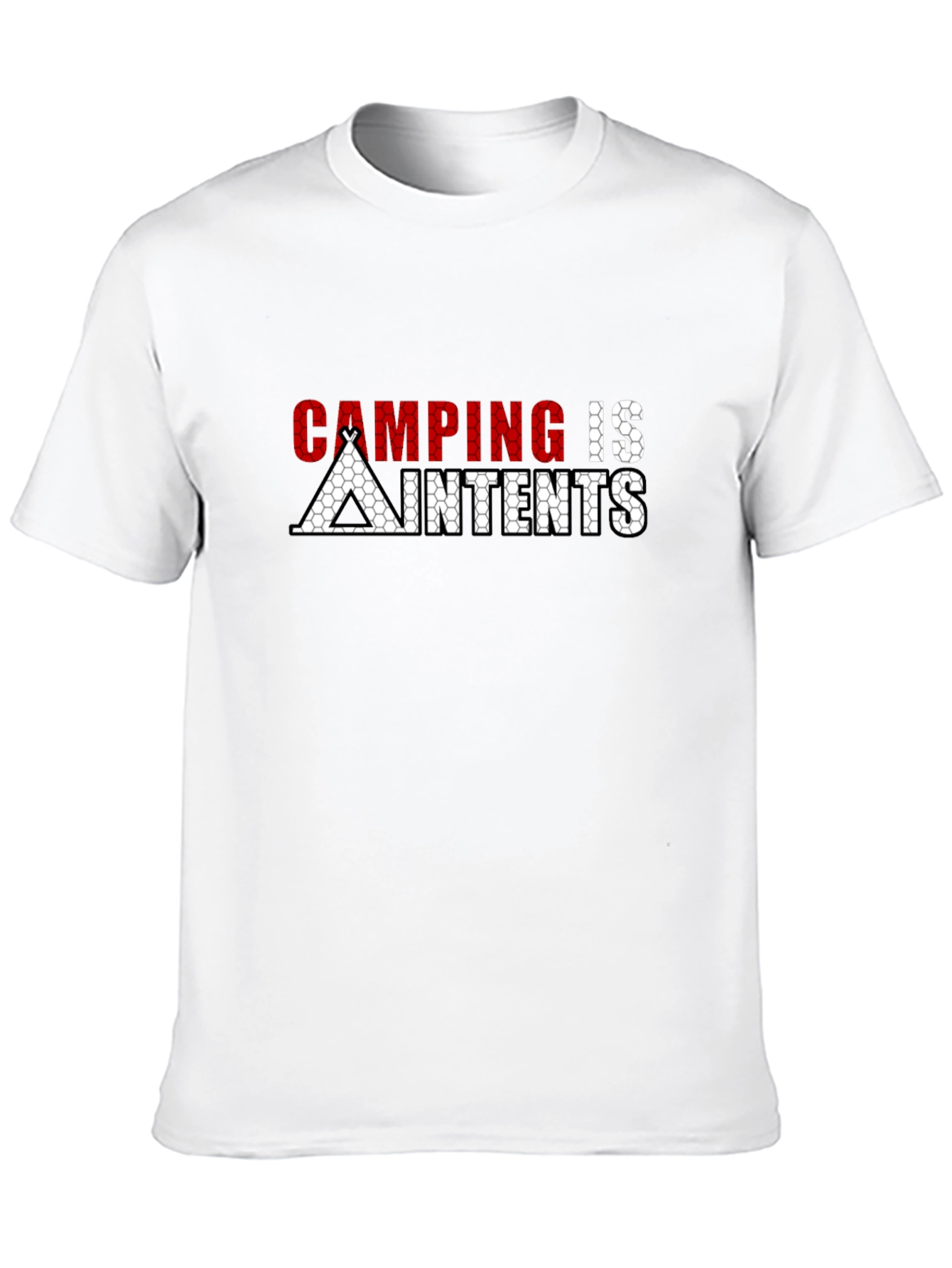 Black Camping Is Intents - Graphic T-Shirt view 10
