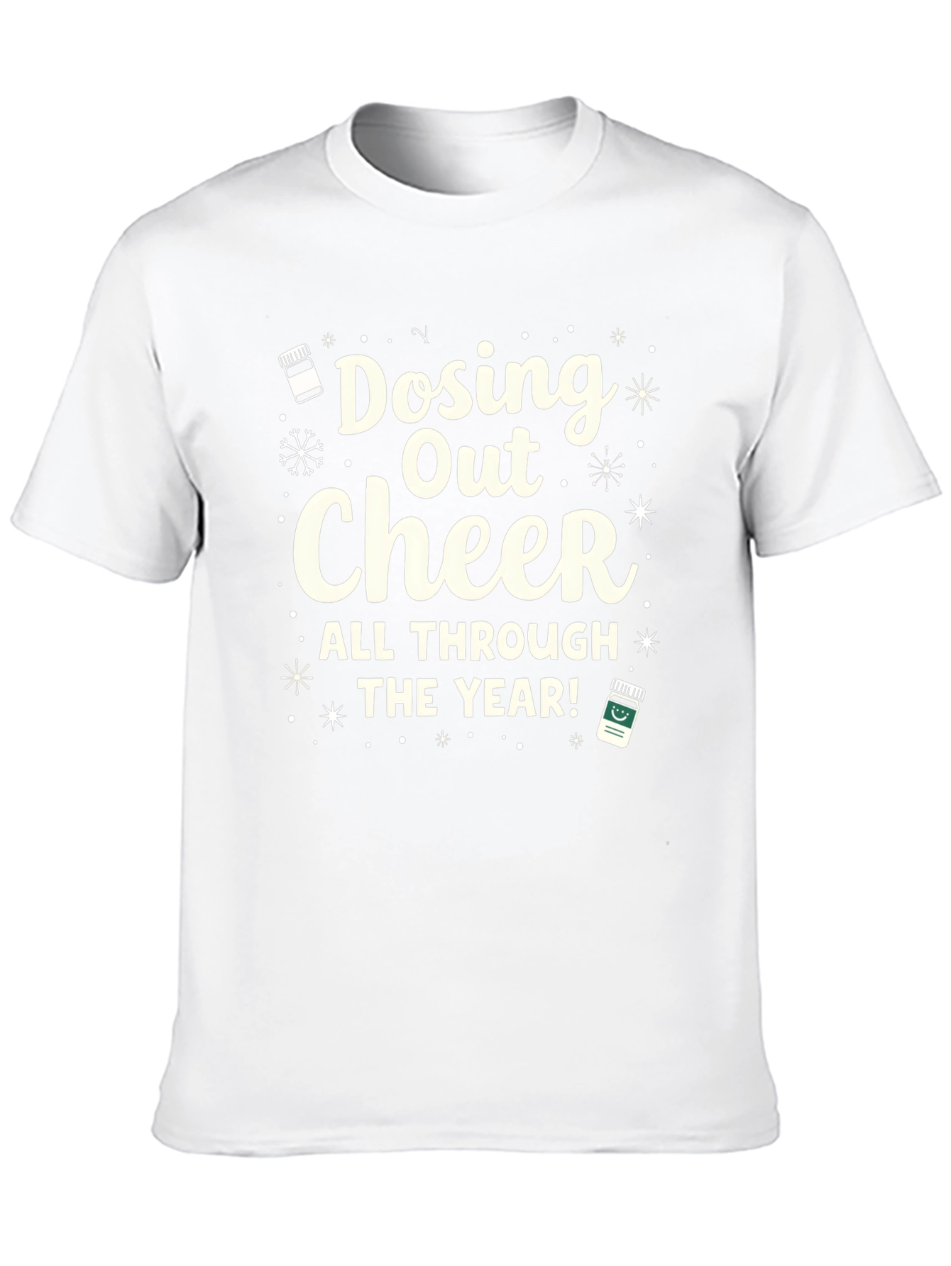 Black Dosing Out Cheer T-Shirt - Holiday Black Tee view 10