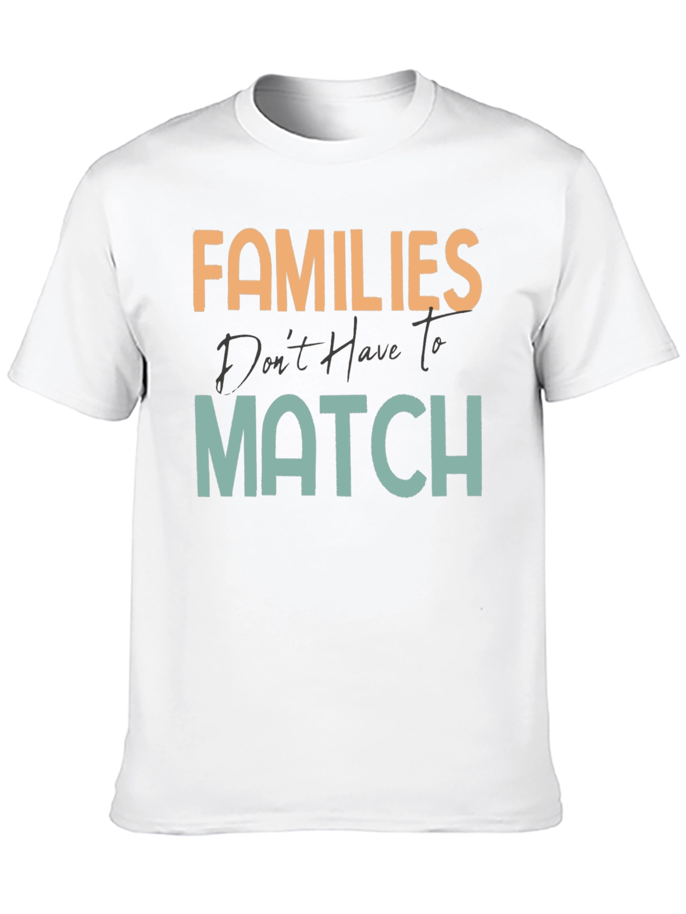 Black Families Don't Have To Match T-Shirt view 10