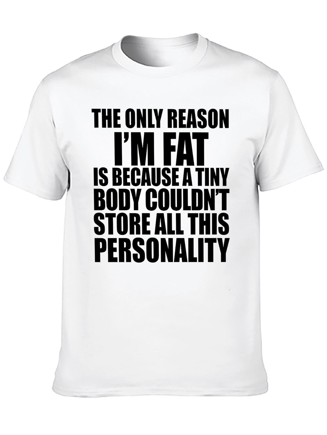 Black Funny Sarcastic Personality T-Shirt - Black Humor Tee view 10
