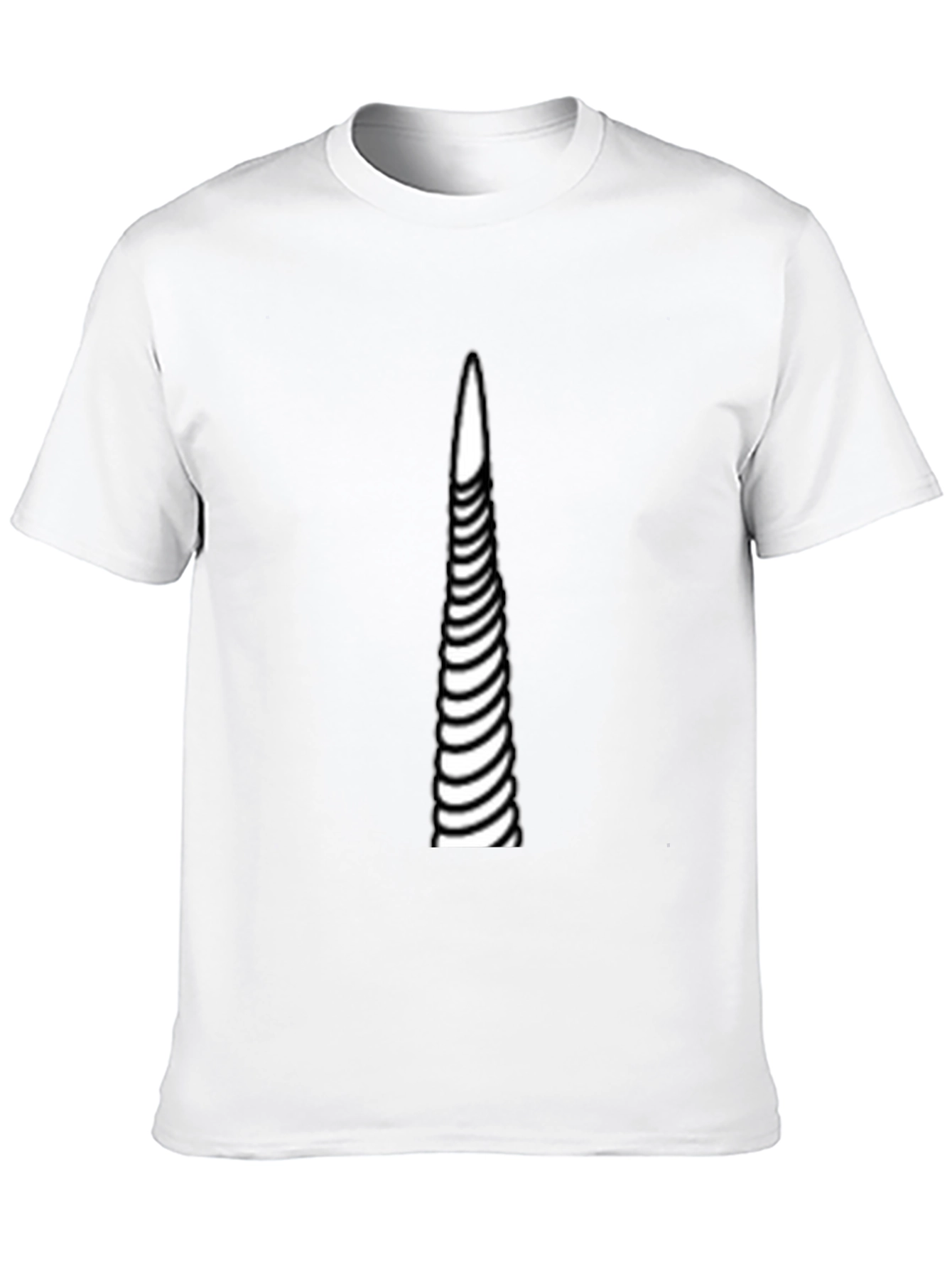 Black Unicorn Ribcage Graphic Tee - Black Cotton Blend view 10