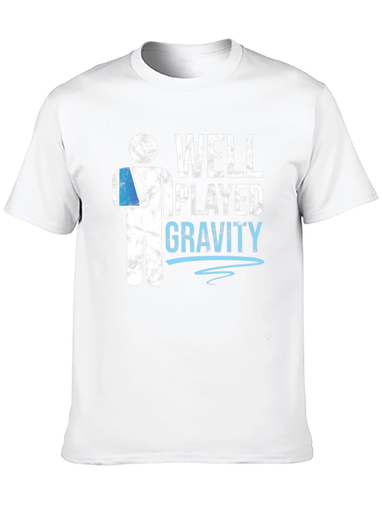Black Well Played Gravity Graphic Tee view 10