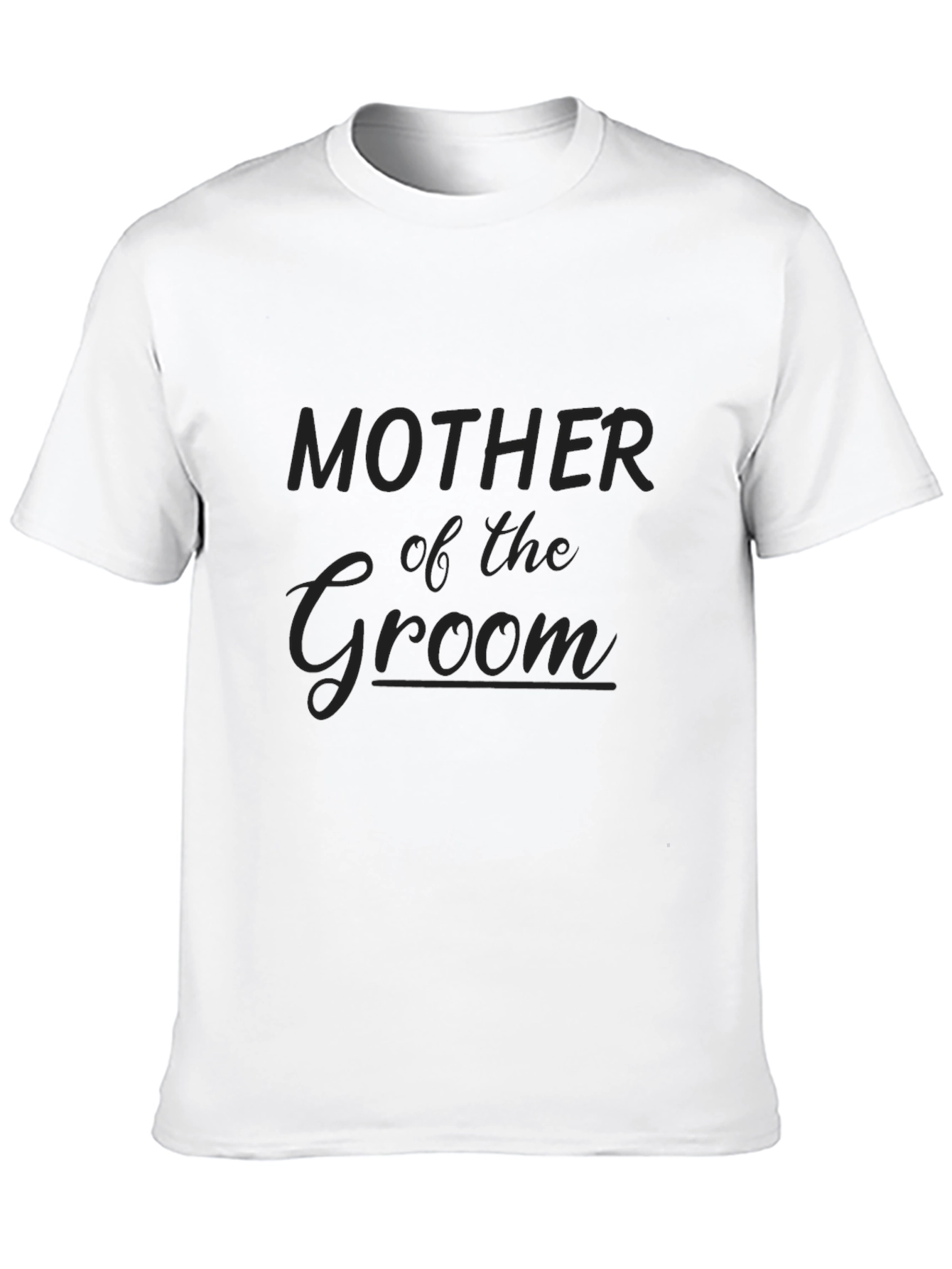 Black Mother of the Groom Black T-Shirt view 10