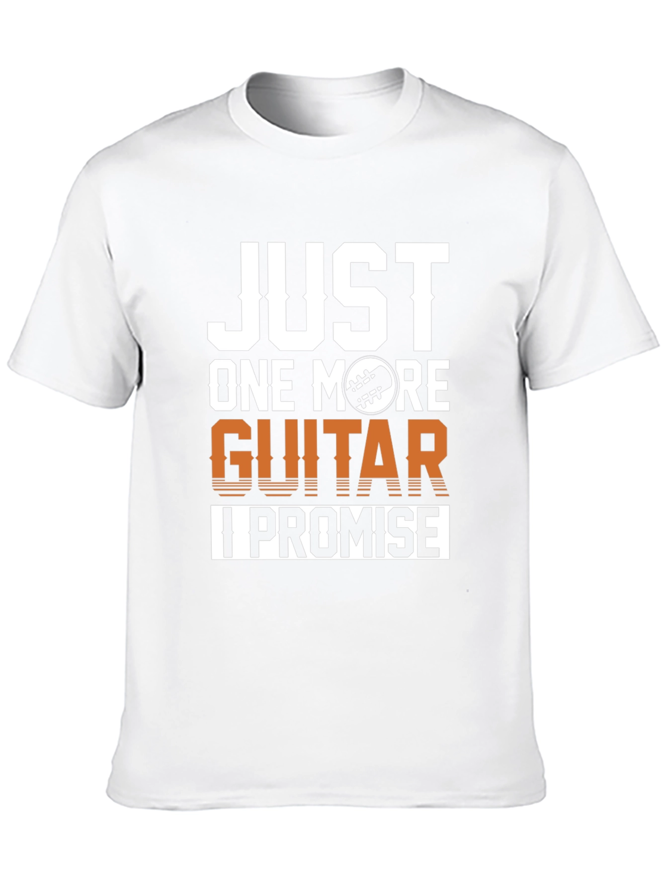 Black Just One More Guitar T-Shirt, I Promise view 10