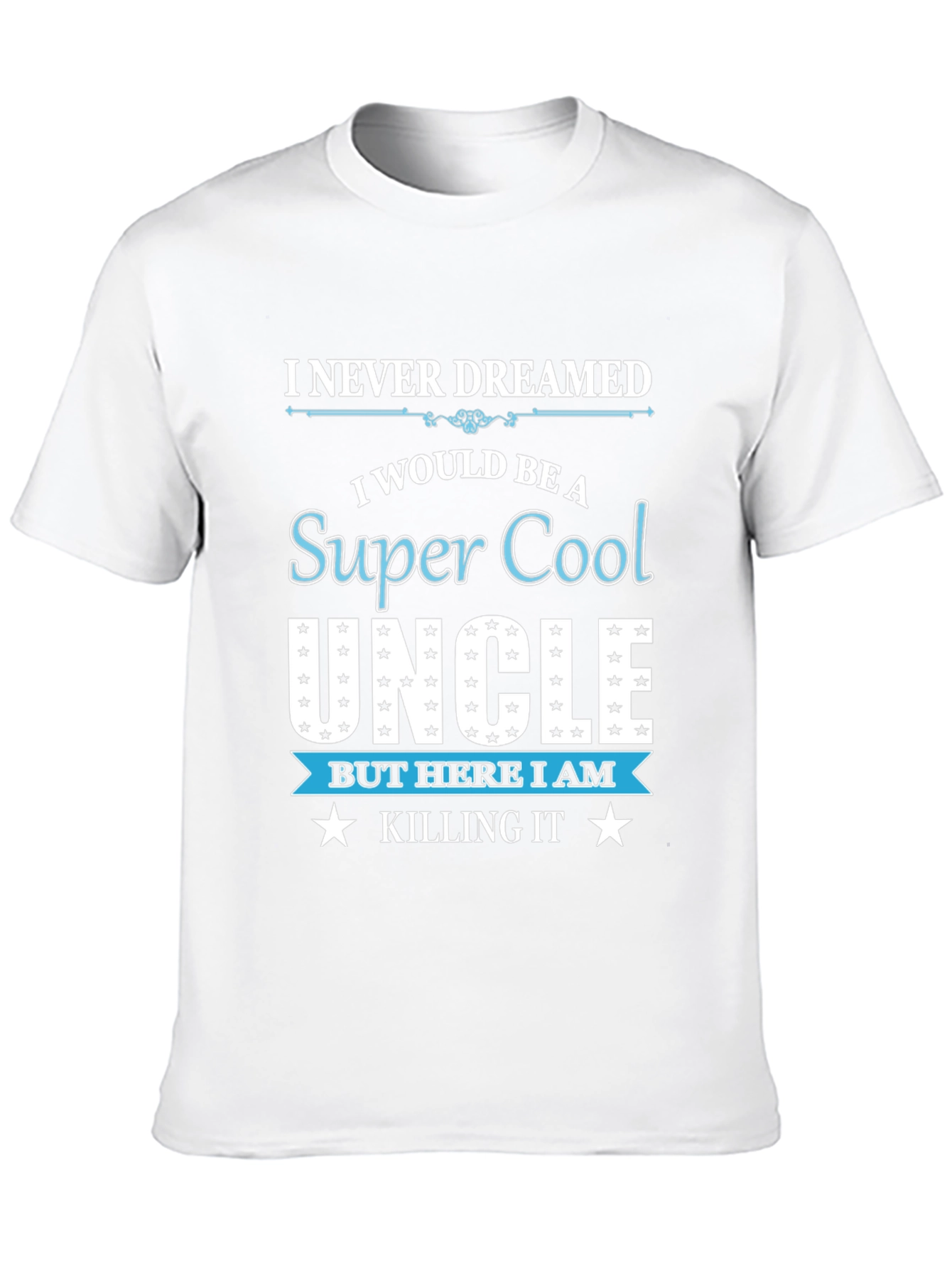 Black Super Cool Uncle Black T-Shirt view 10
