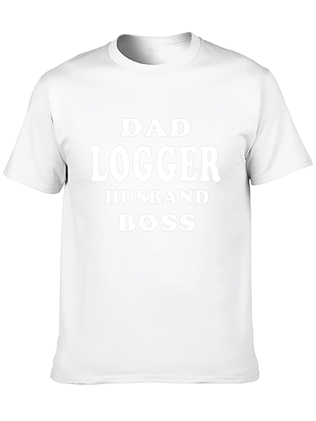 Black Dad Logger Husband Boss T-Shirt view 10