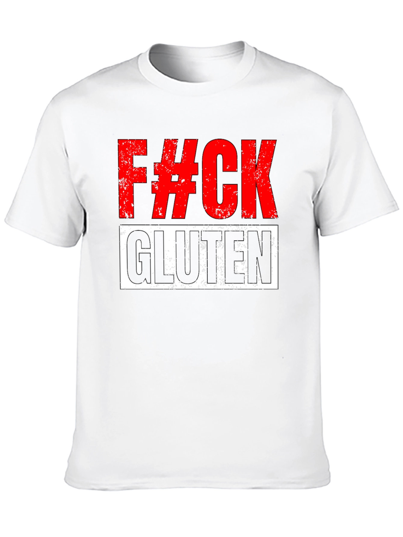 F#CK Gluten Graphic T-Shirt - Bold Statement Tee - 10