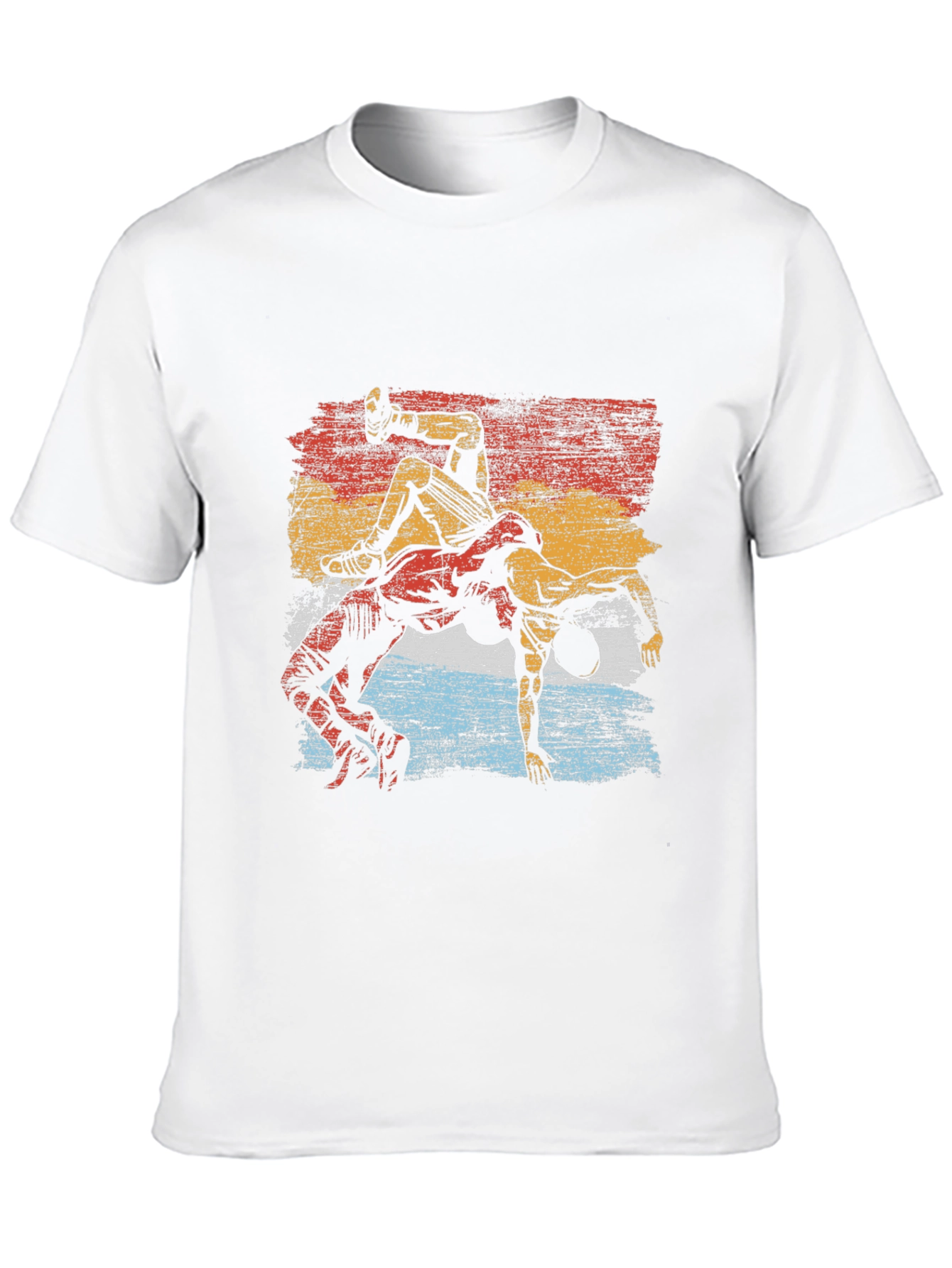 Black Wrestling Graphic Tee - Retro Style Black T-Shirt view 10