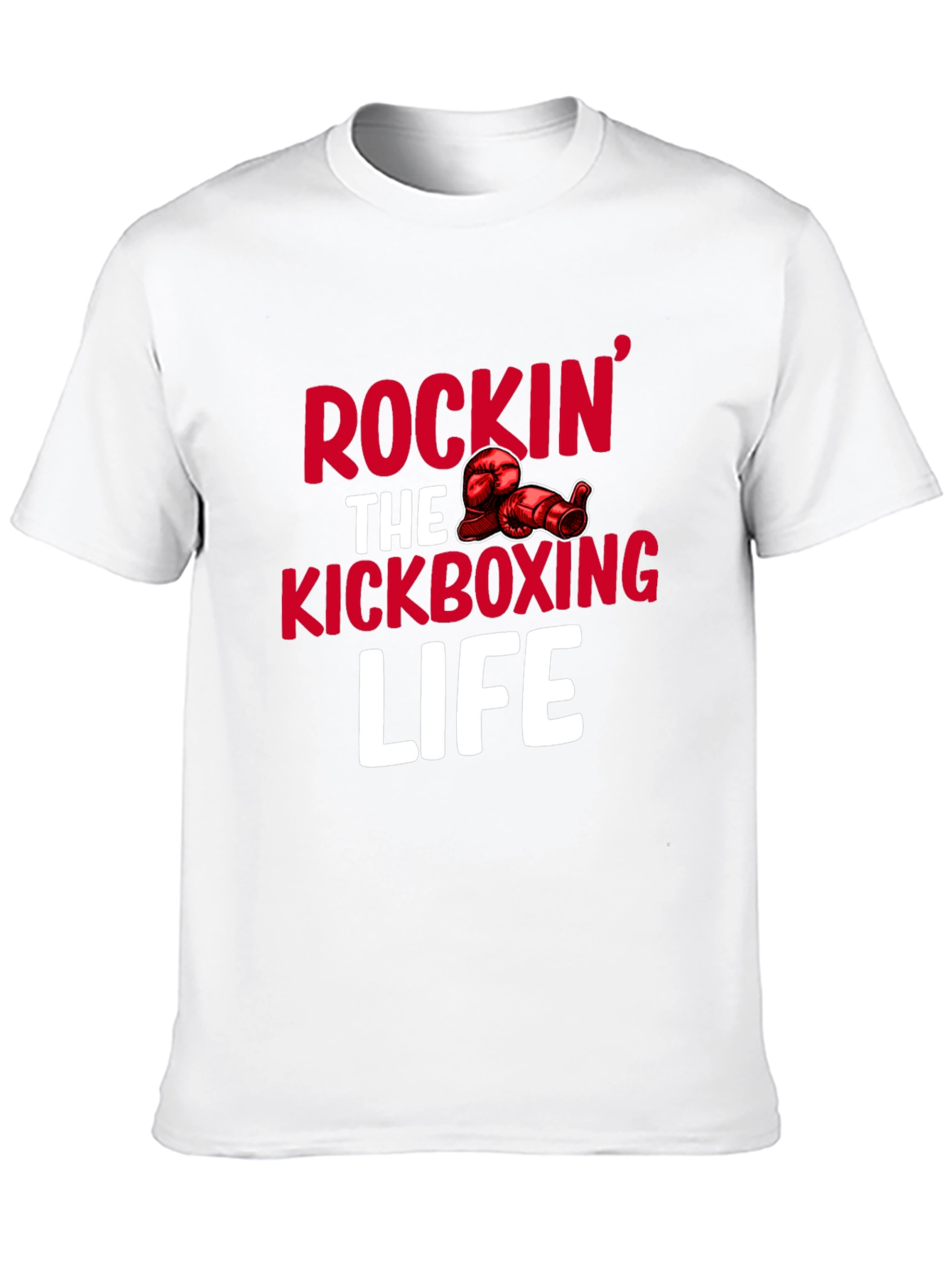 Black Rockin' Kickboxing Life Graphic Tee view 10