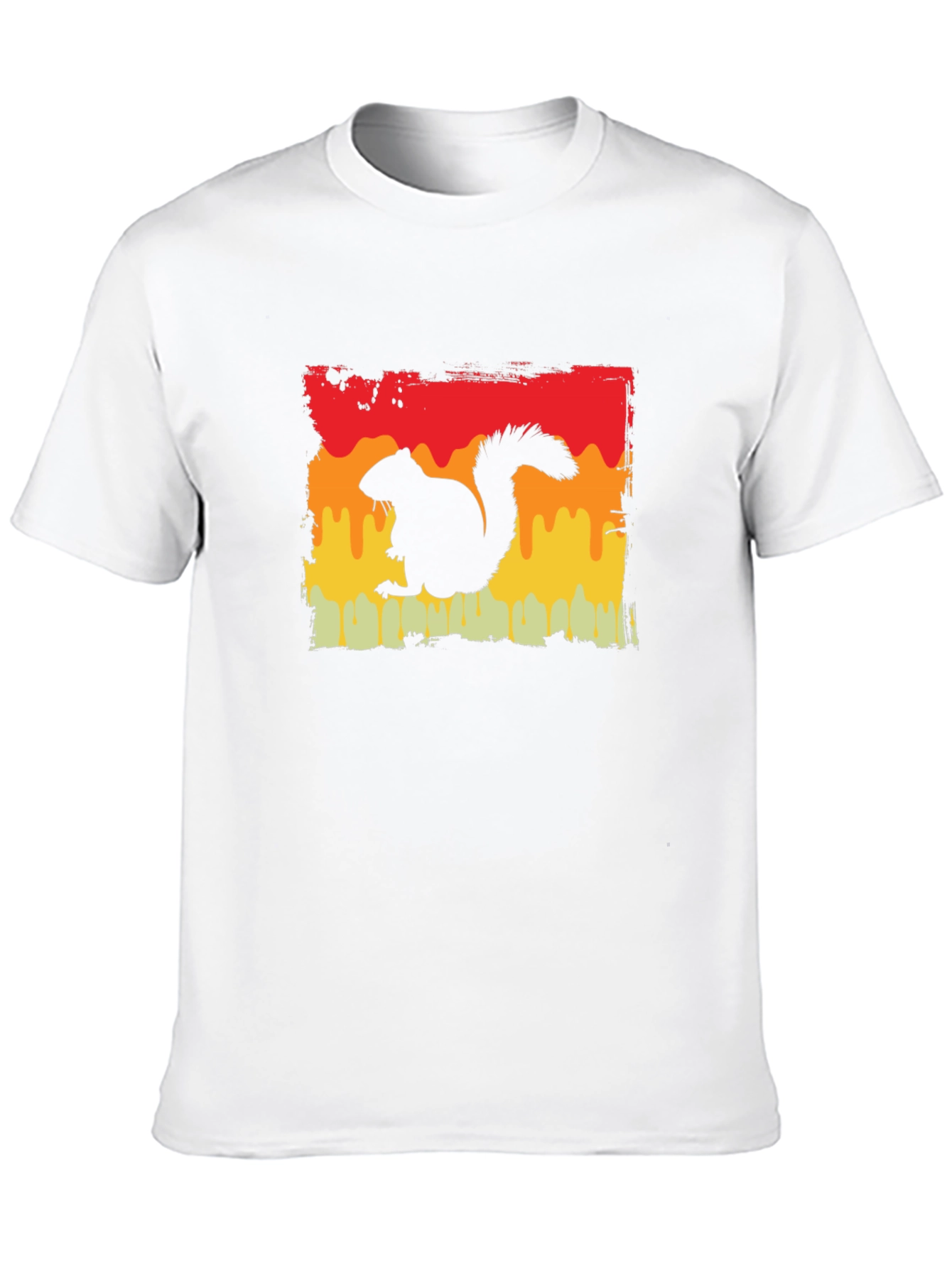 Black Retro Squirrel Graphic Tee - Black view 10