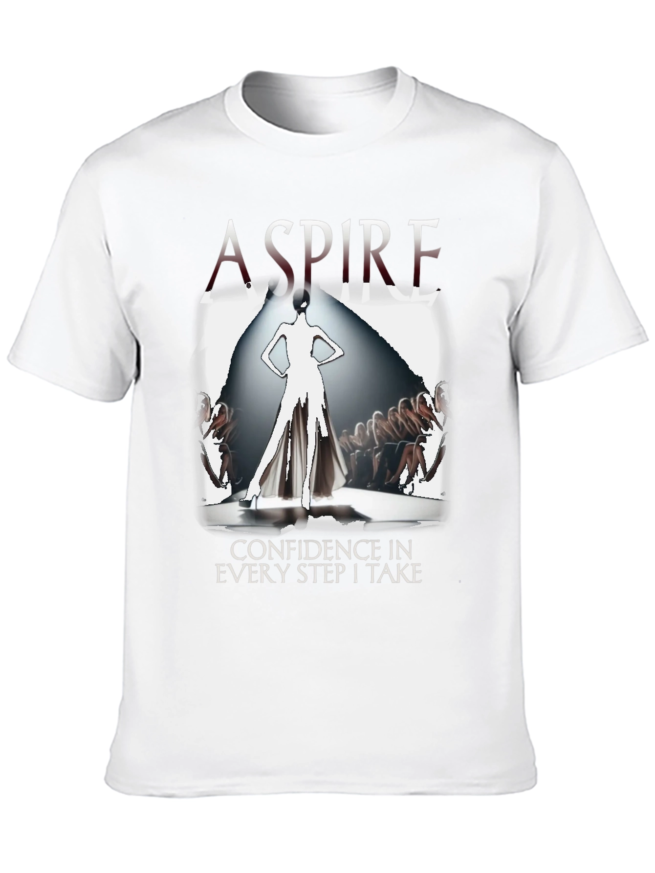 Black Aspire Confidence Graphic T-Shirt - Unisex view 10