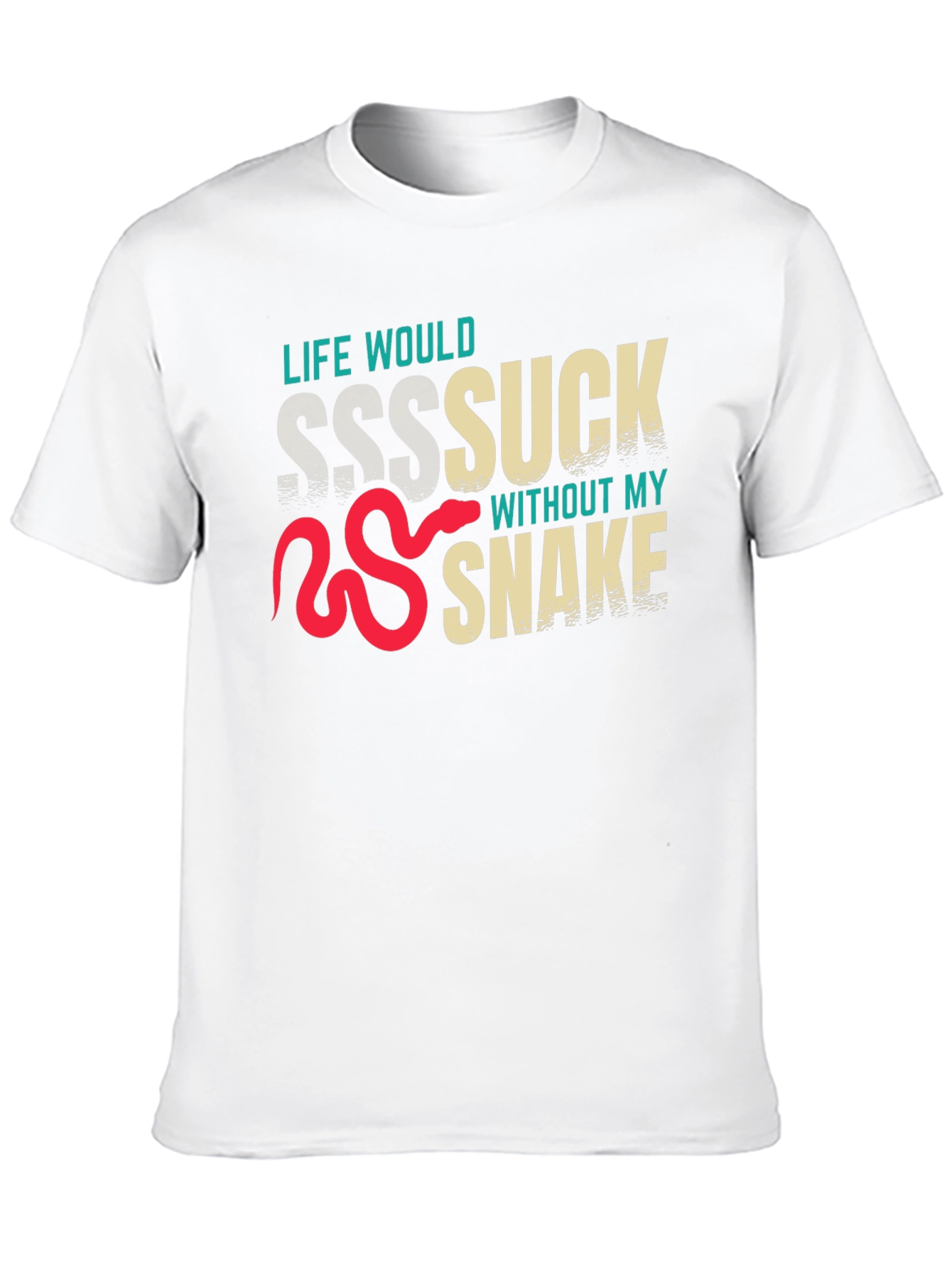 Black Life Would Sssuck Without My Snake T-Shirt view 10