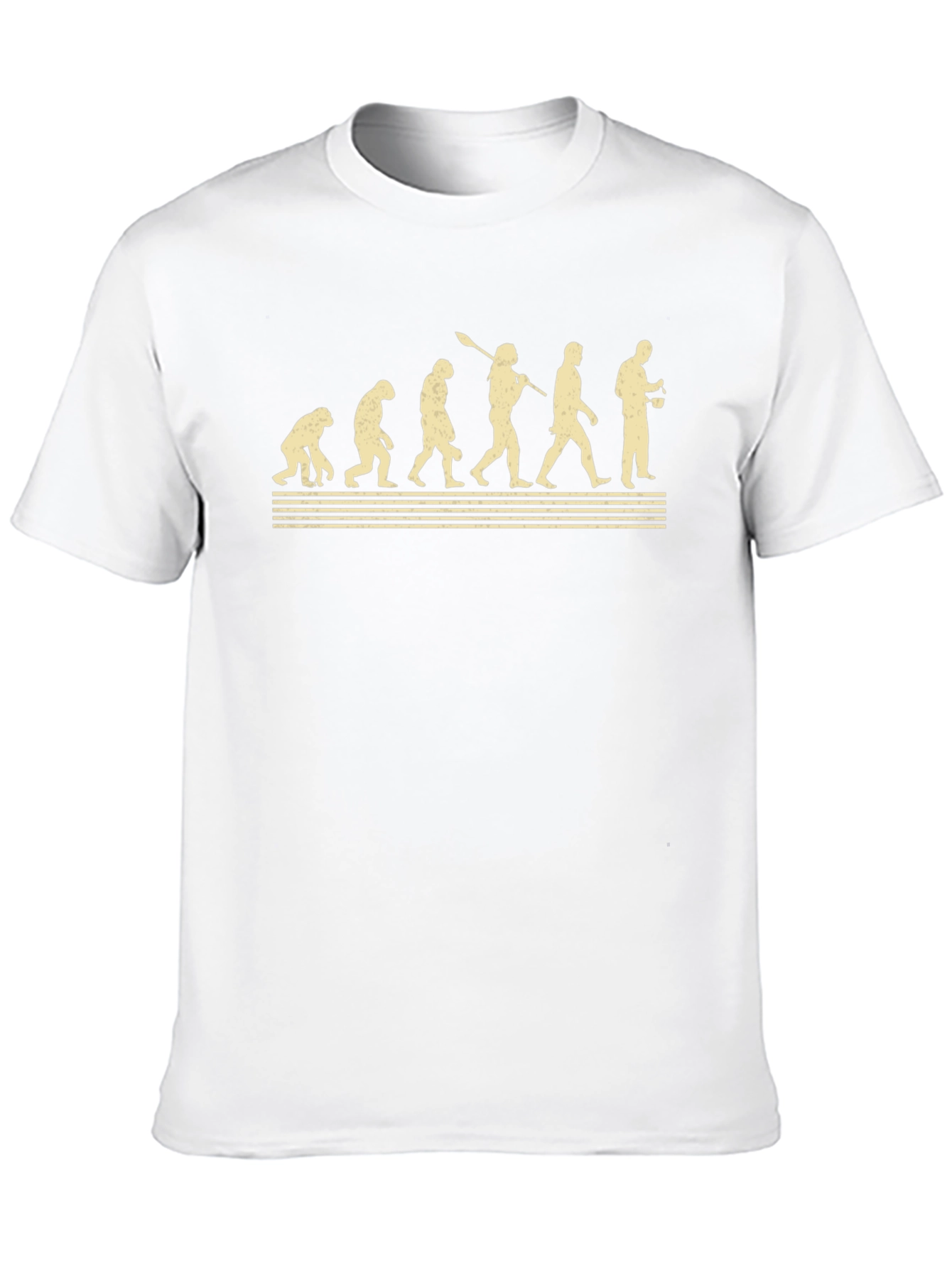 Black Evolution of Man Coffee Drinker T-Shirt view 10