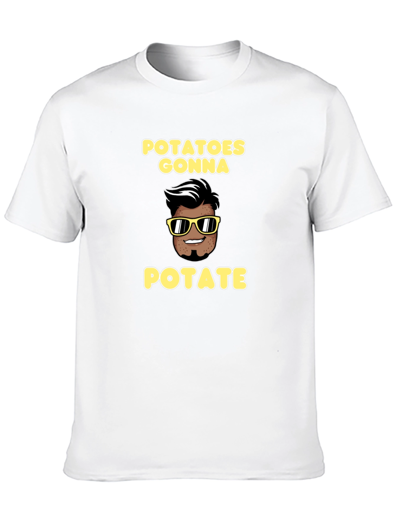 Black Potatoes Gonna Potate Graphic Tee view 10