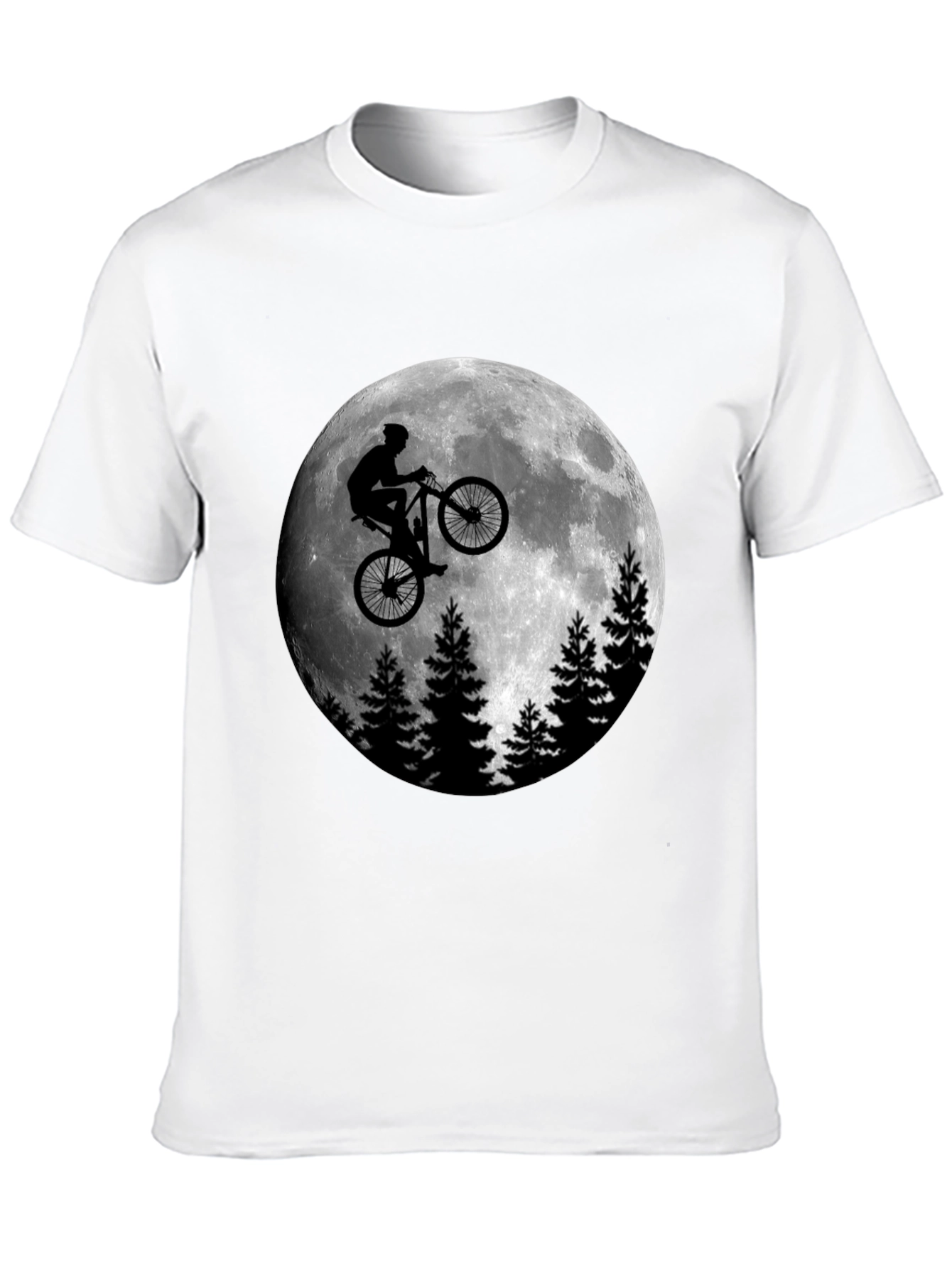 Moon Rider Graphic T-Shirt - Men's Black Tee - 10