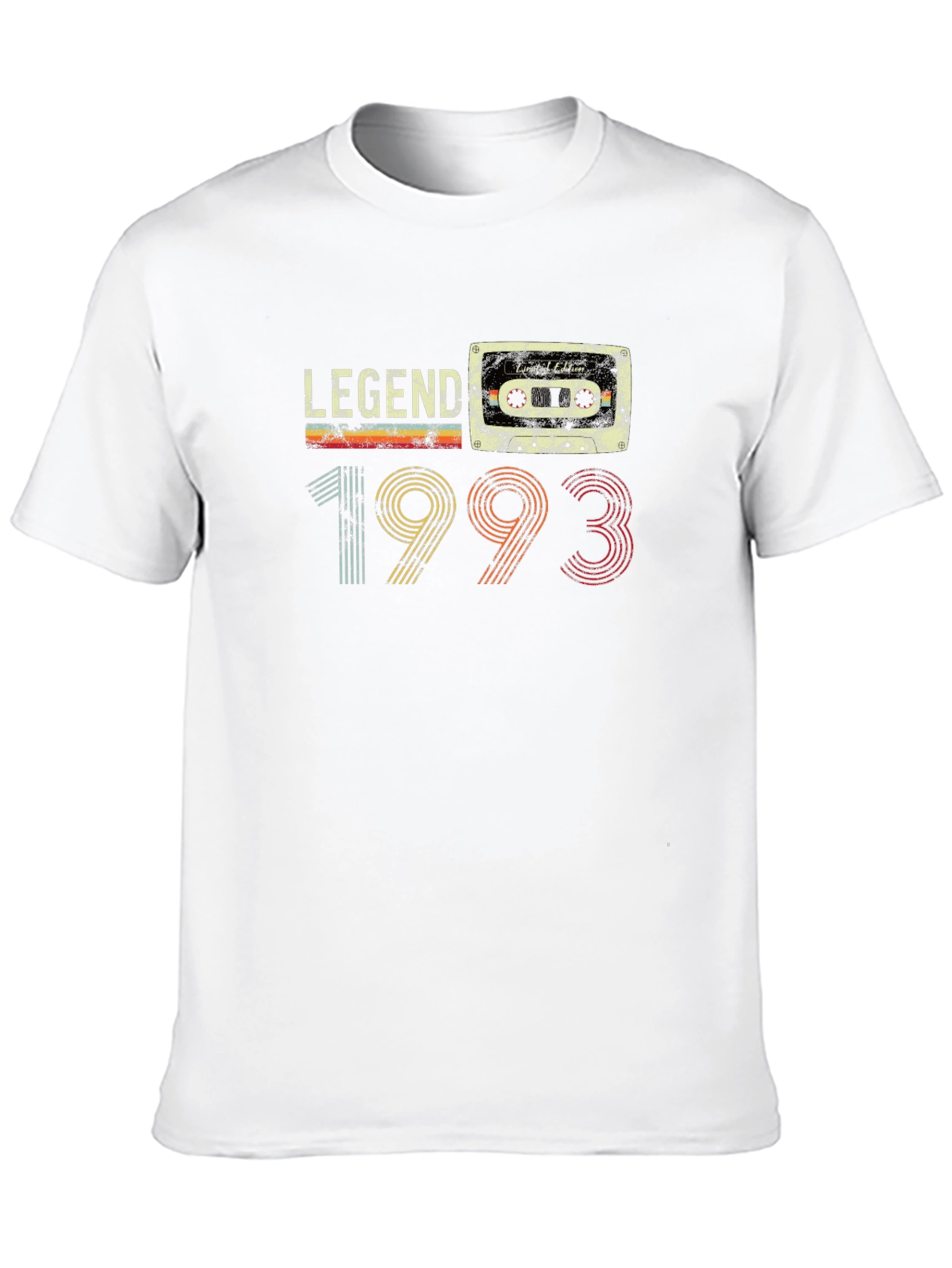Legend 1993 Retro Cassette Tape Birthday T-Shirt - 10