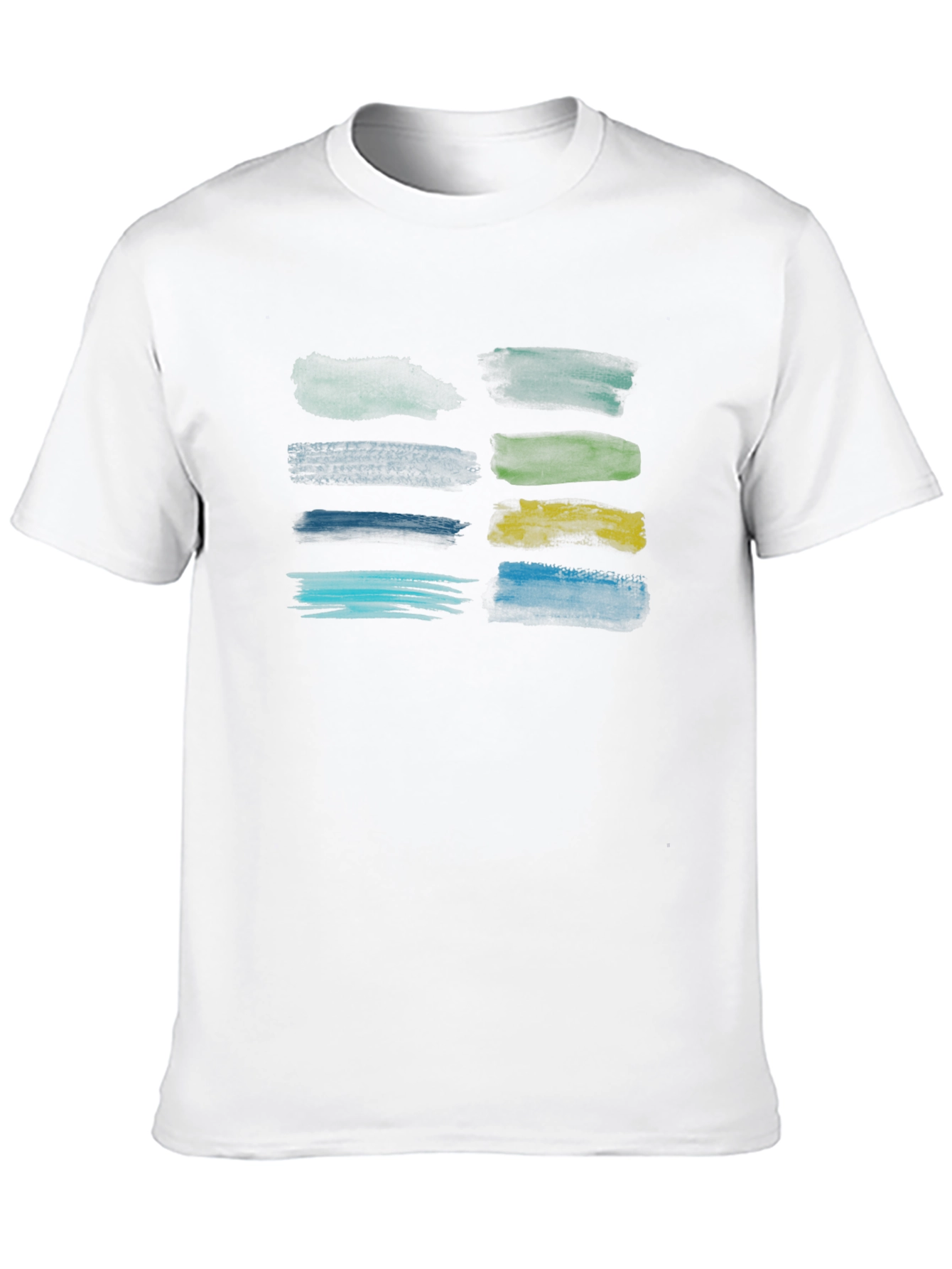 Black Brush Stroke Graphic Tee - Artistic Design view 10