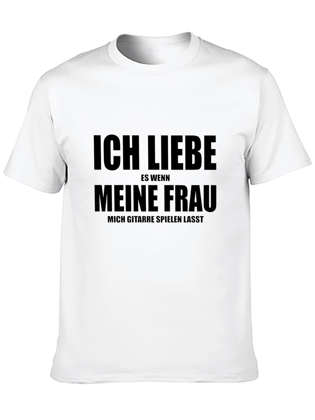 Black Ich Liebe Meine Frau T-Shirt - Guitar Player view 10
