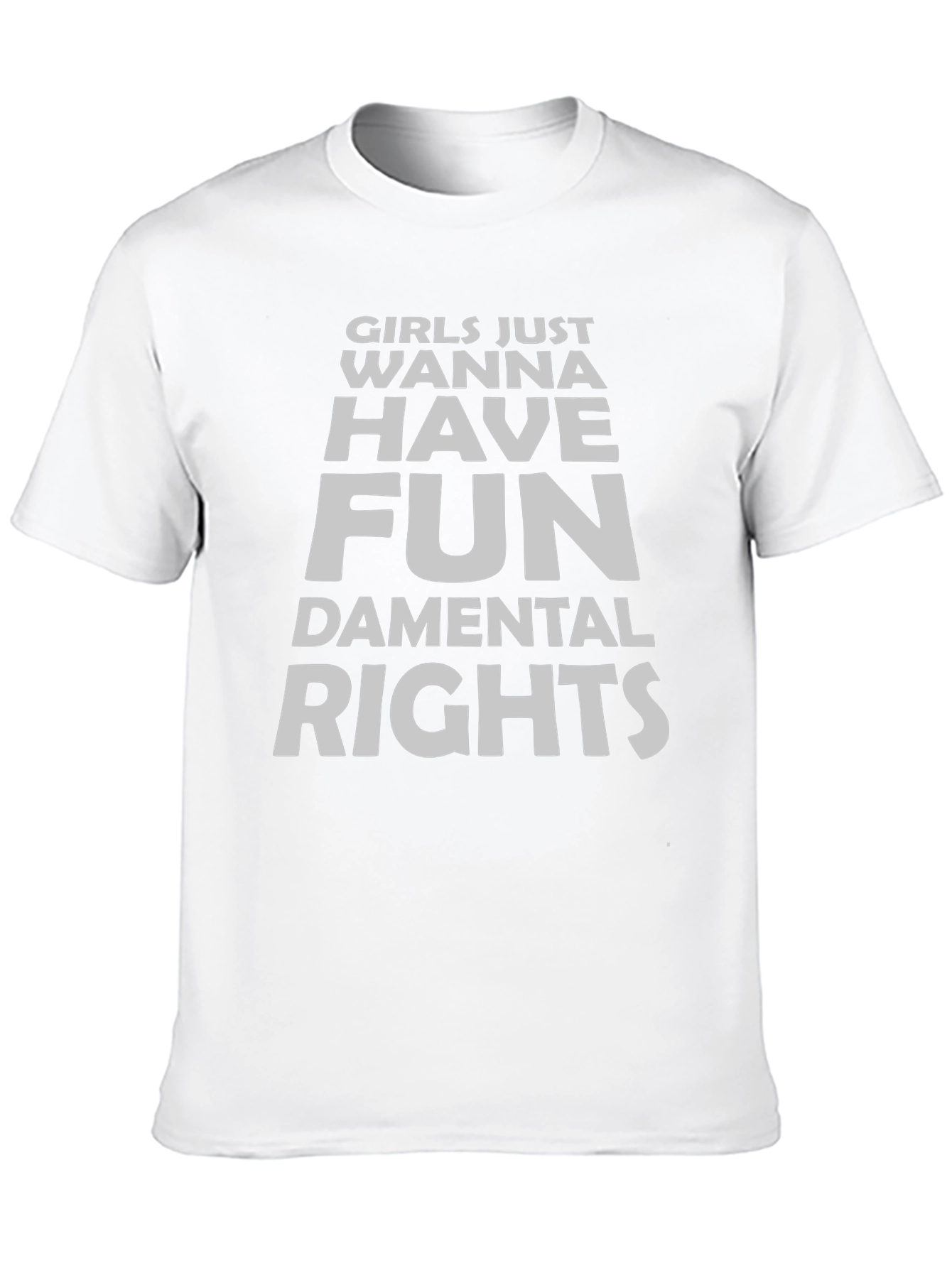 Black Girls Wanna Have Fun Rights T-Shirt - Black view 10
