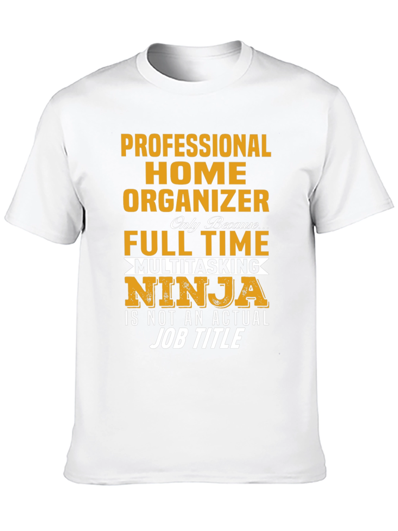 Black Professional Home Organizer T-Shirt view 10