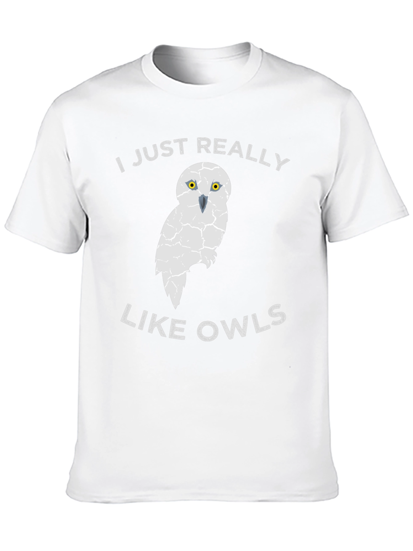 Black I Just Really Like Owls Black Tee view 10