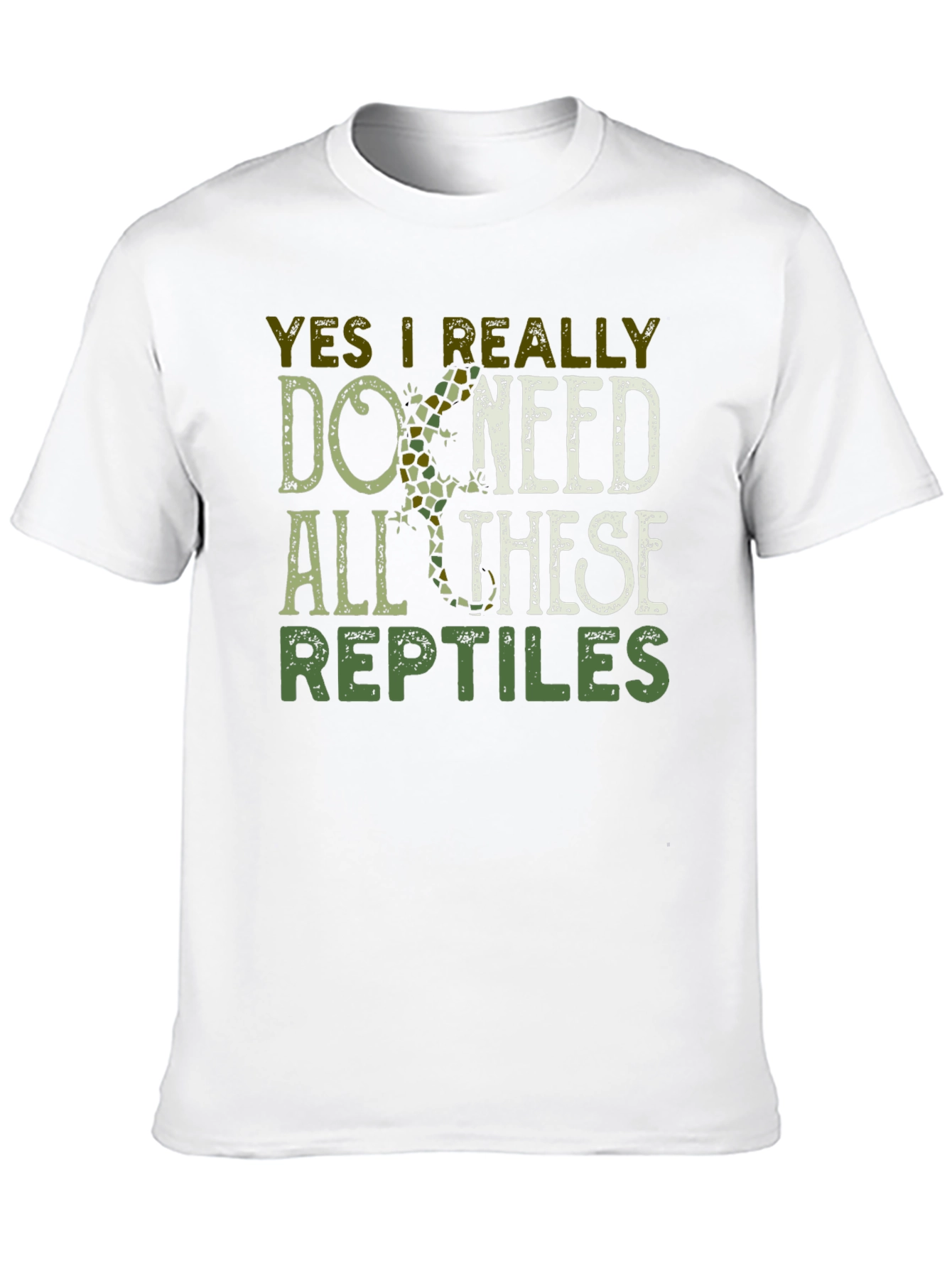 Black Yes I Really Do Need All These Reptiles T-Shirt view 10