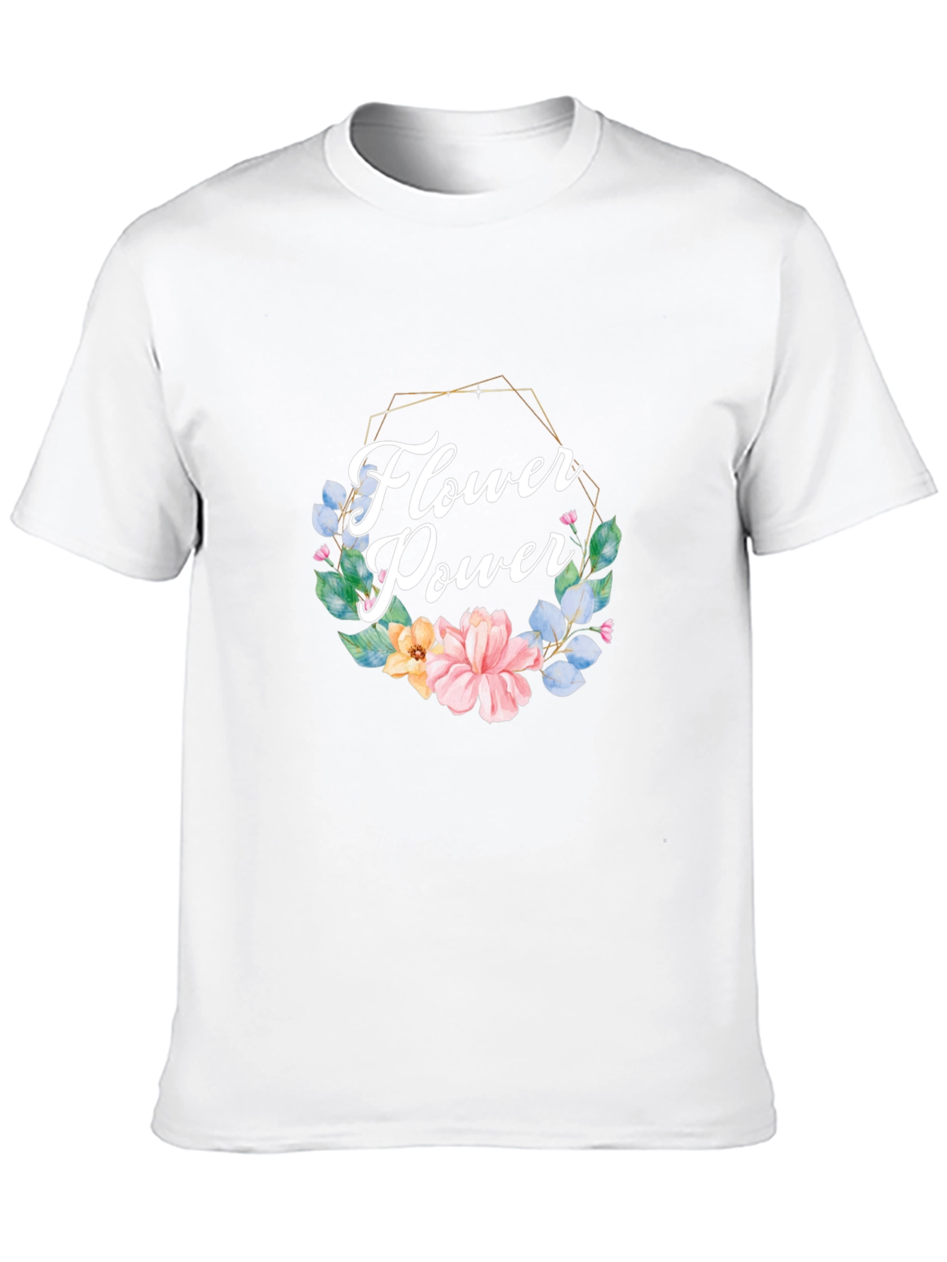 Black Flower Power Graphic Tee - Black view 10