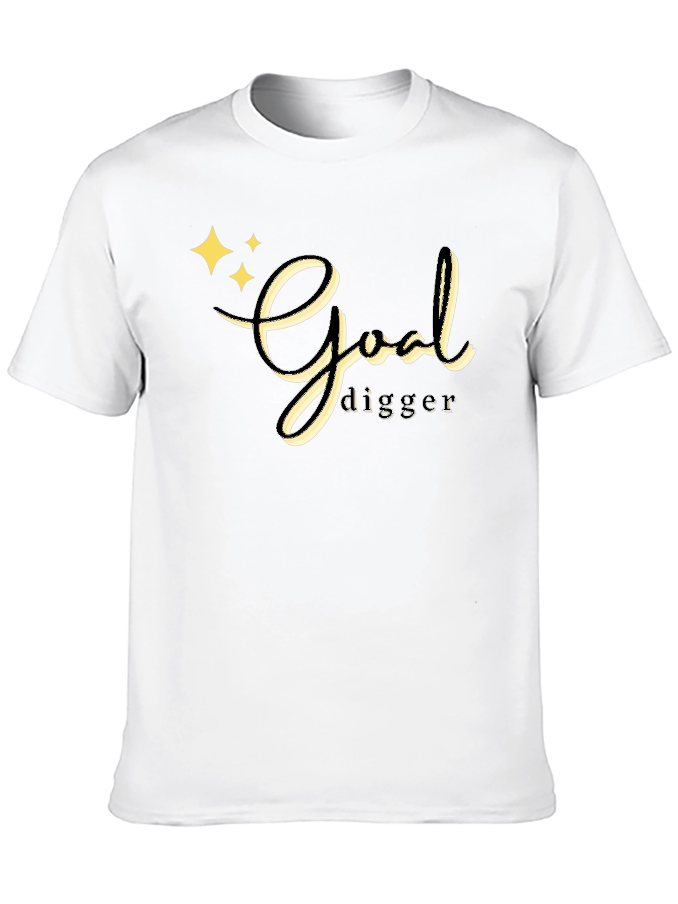 Black Goal Digger Graphic T-Shirt view 10