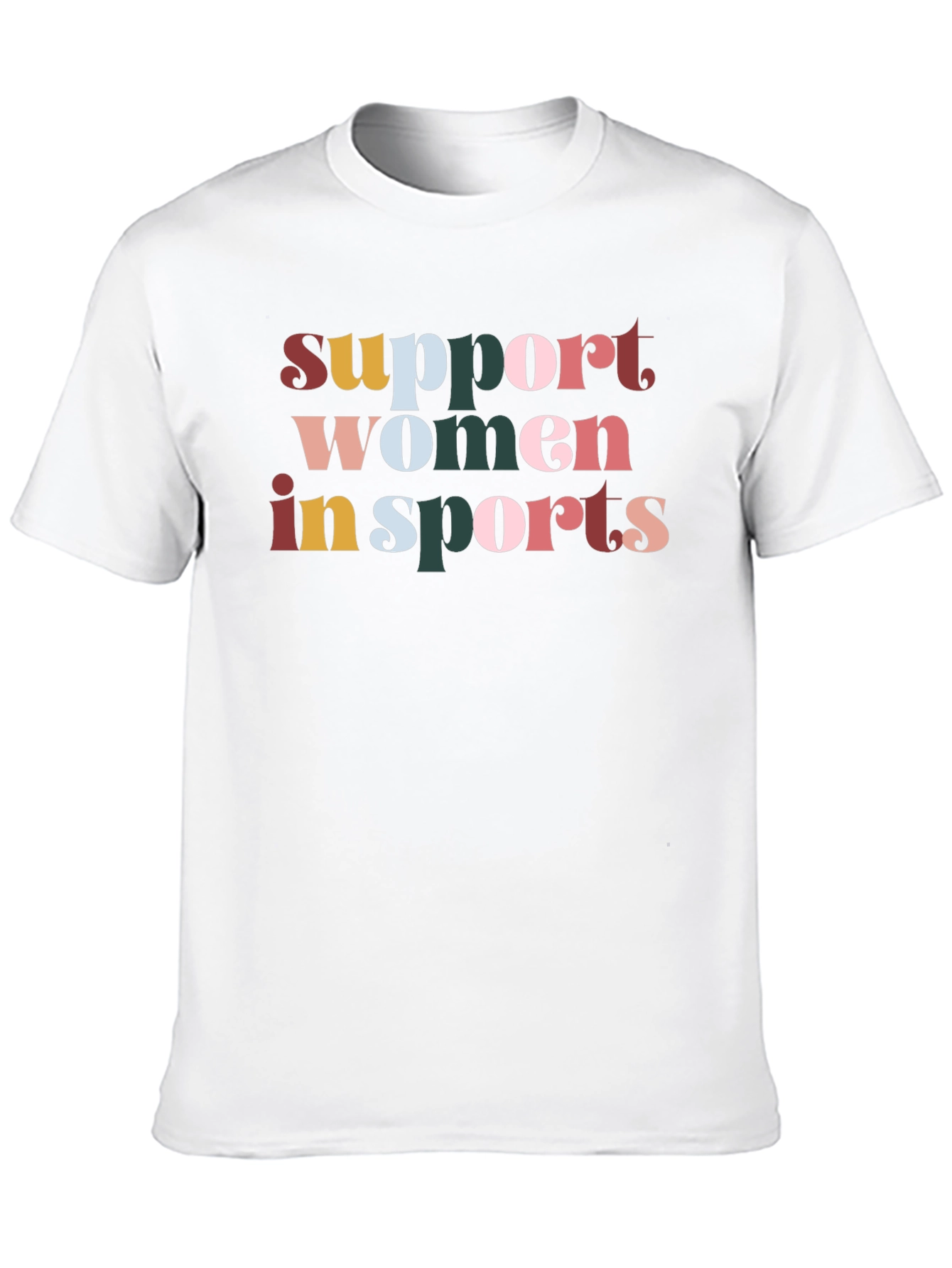 Black Support Women in Sports Graphic Tee view 10