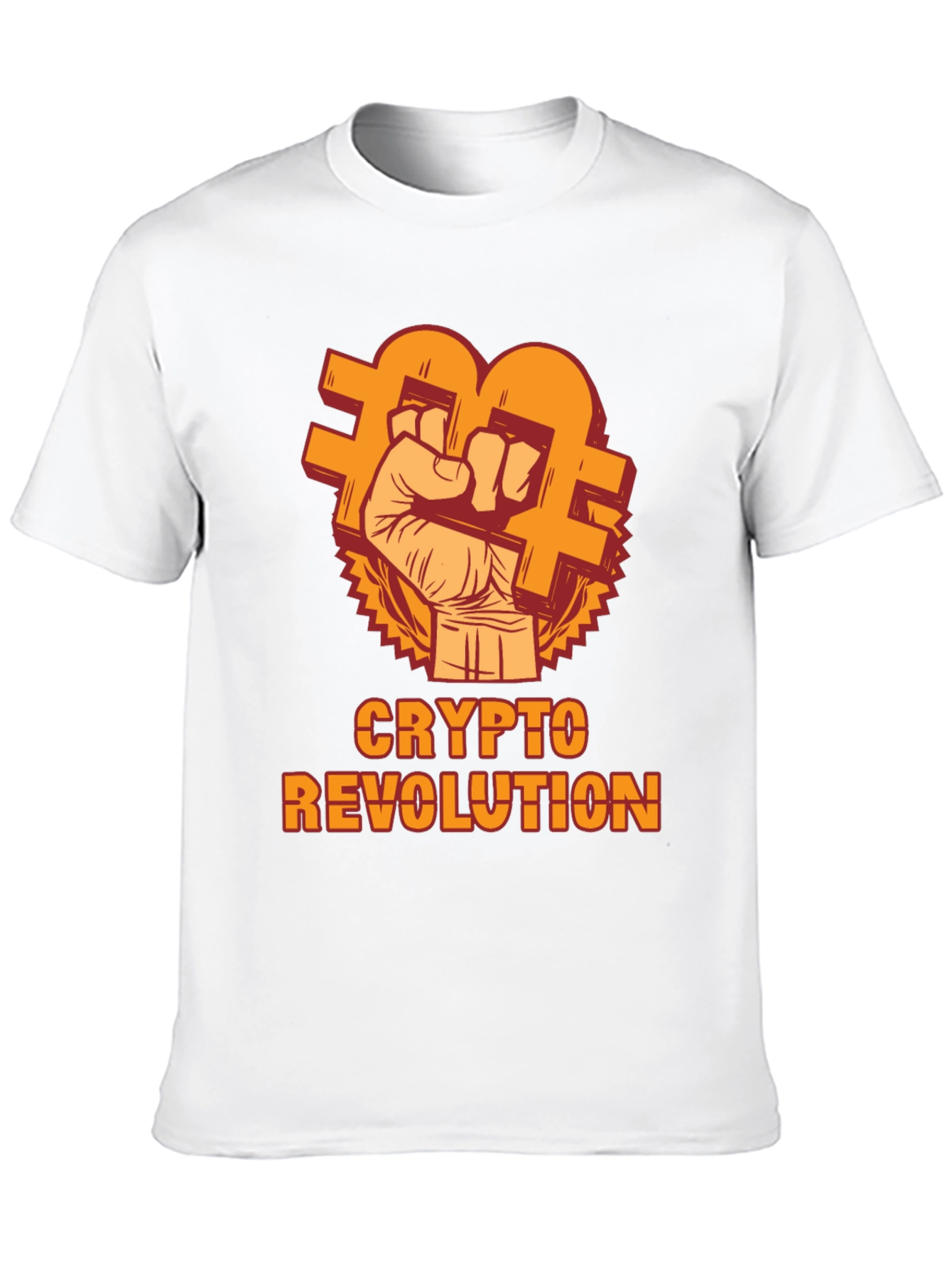 Crypto Revolution T-Shirt - Bitcoin Fist Design - 10
