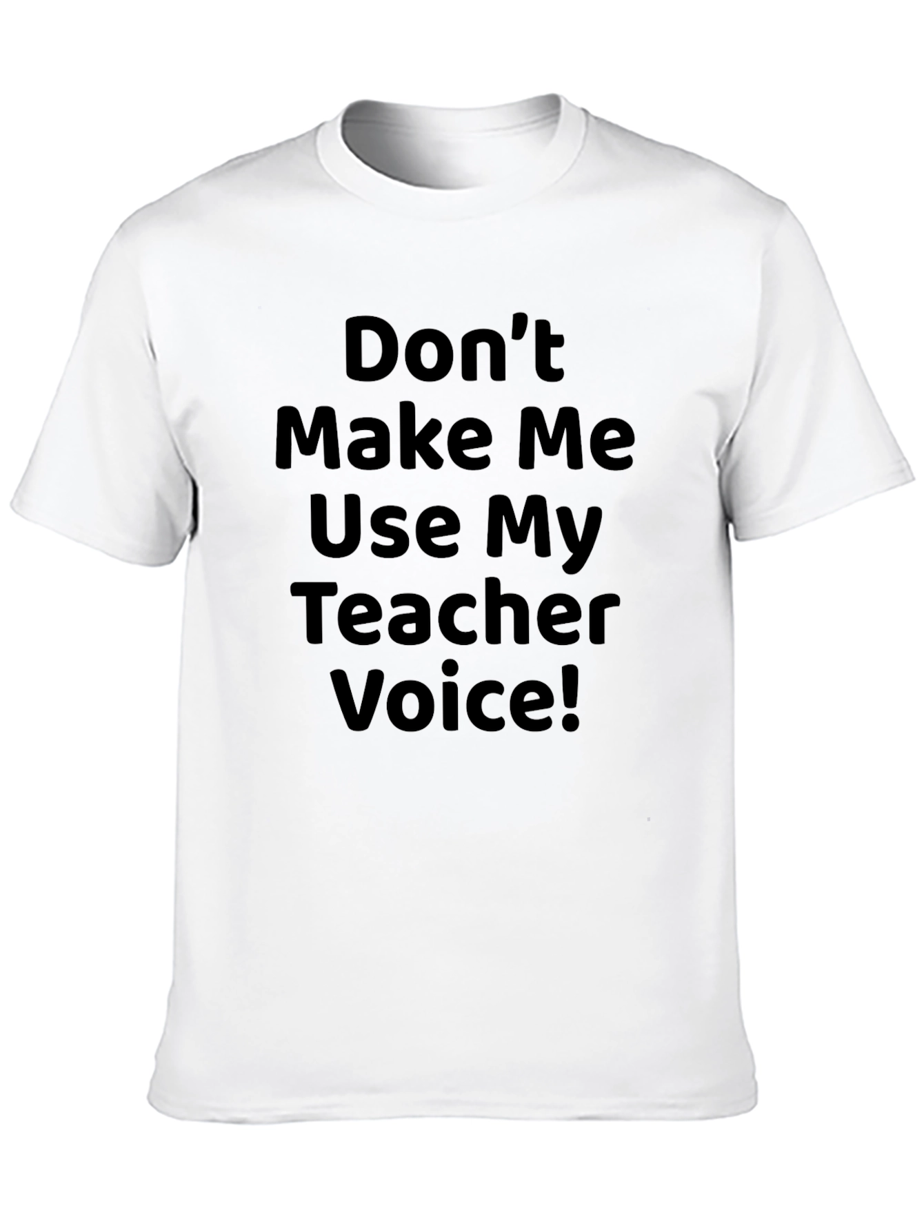 Black Teacher Voice T-Shirt - Funny Teacher Gift view 10