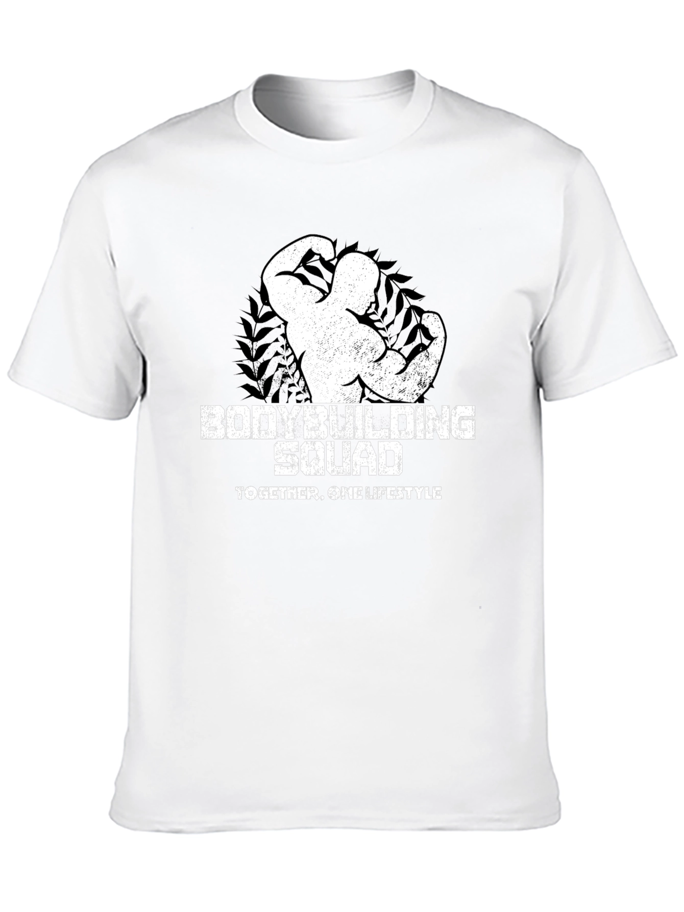 Black Bodybuilding Squad Black T-Shirt view 10