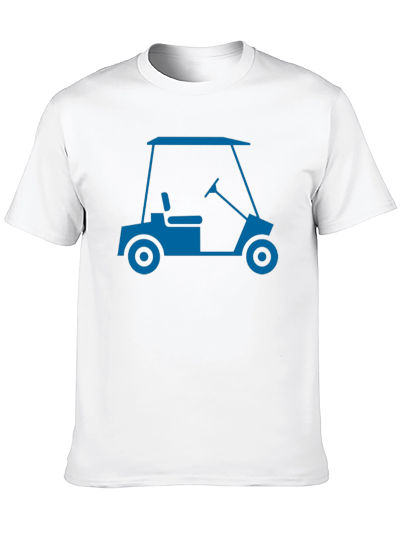 Black Golf Cart Graphic Tee - Cool & Casual view 10