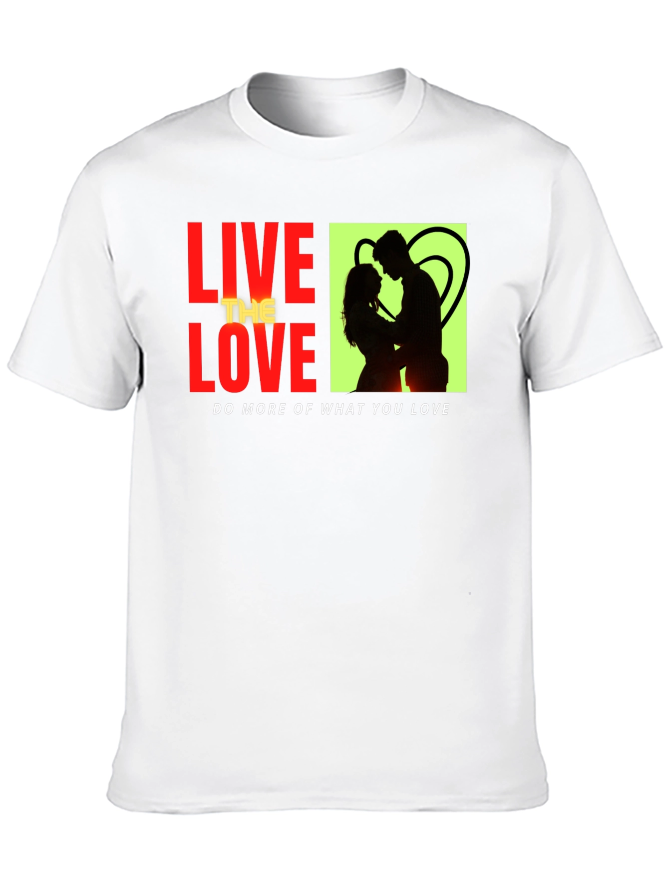 Black Live the Love Graphic Tee view 10
