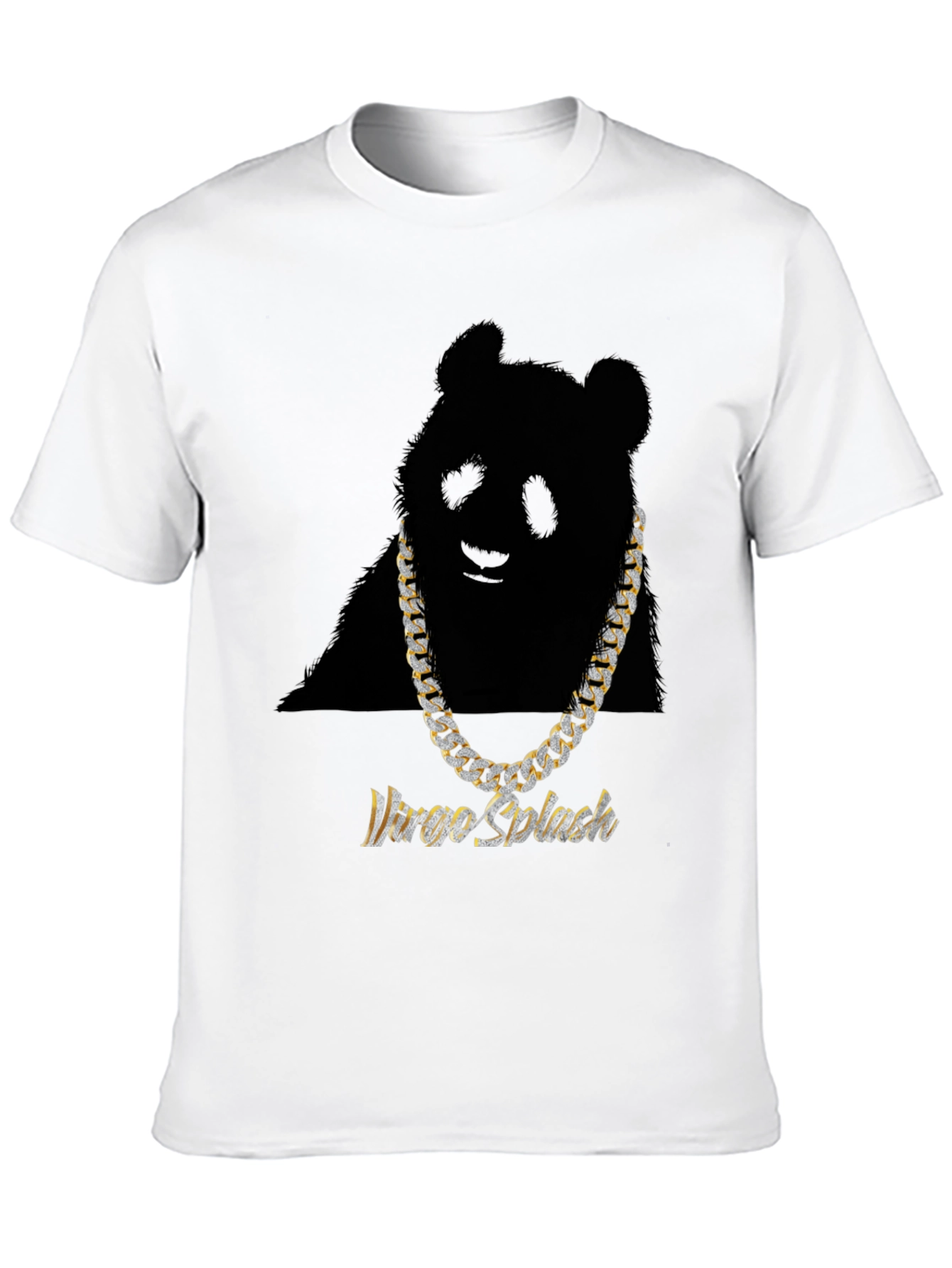 Black Panda Bling Graphic Tee view 10