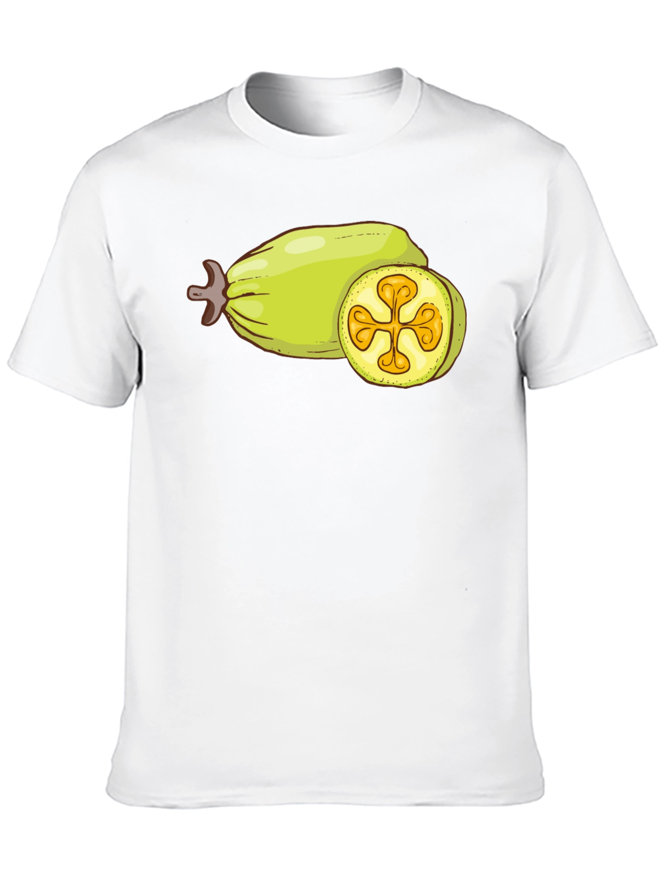 Black Feijoa Fruit Graphic Tee - Unique & Stylish view 10
