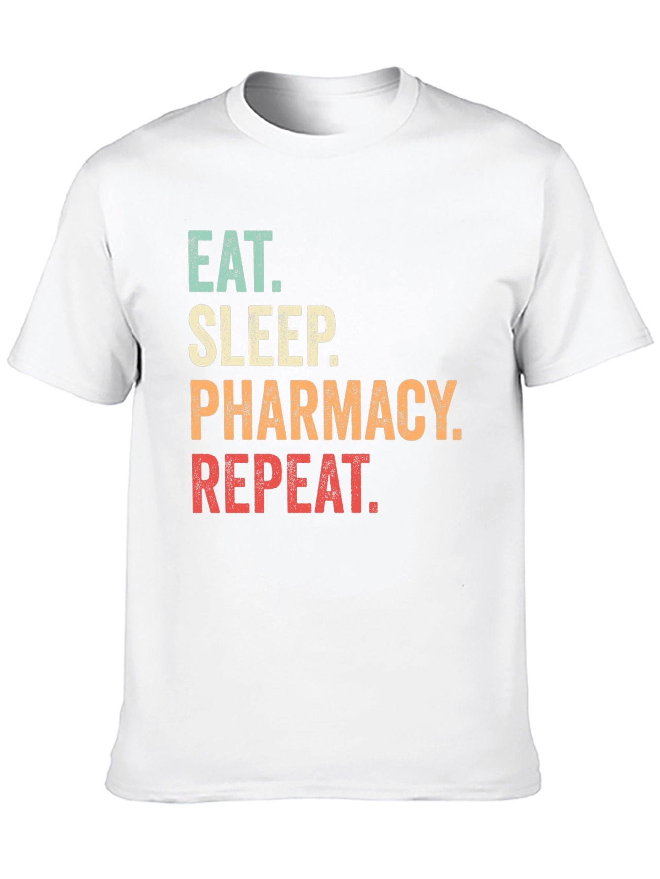 Black Eat Sleep Pharmacy Repeat T-Shirt view 10