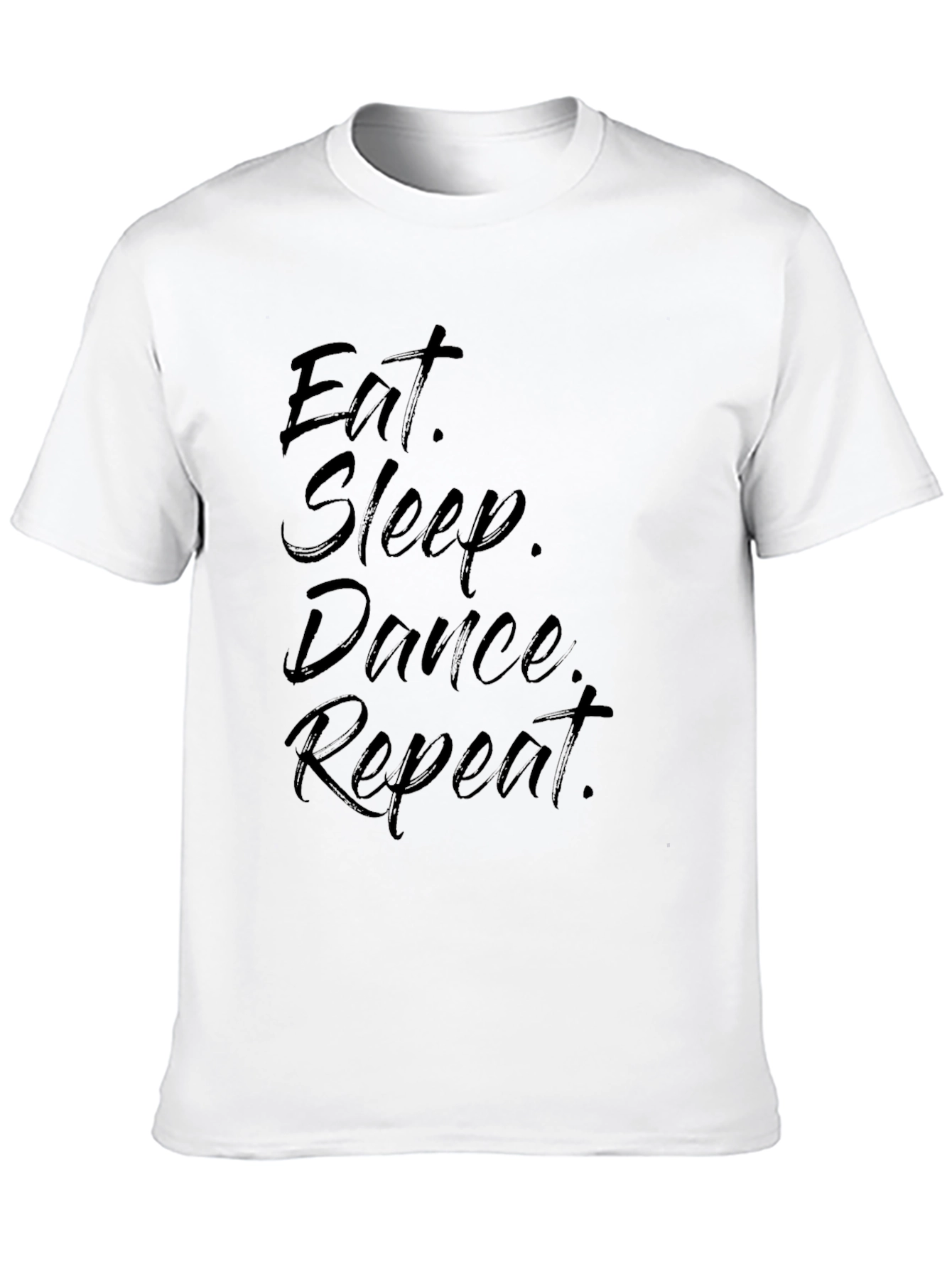 Black Eat Sleep Dance Repeat Graphic Tee view 10