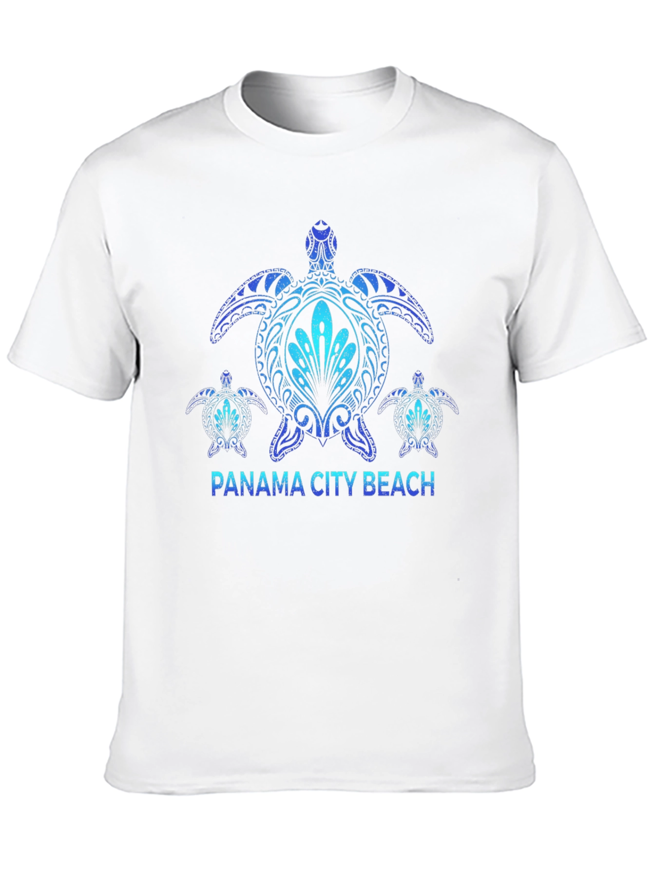 Black Panama City Beach Turtle Graphic T-Shirt view 10