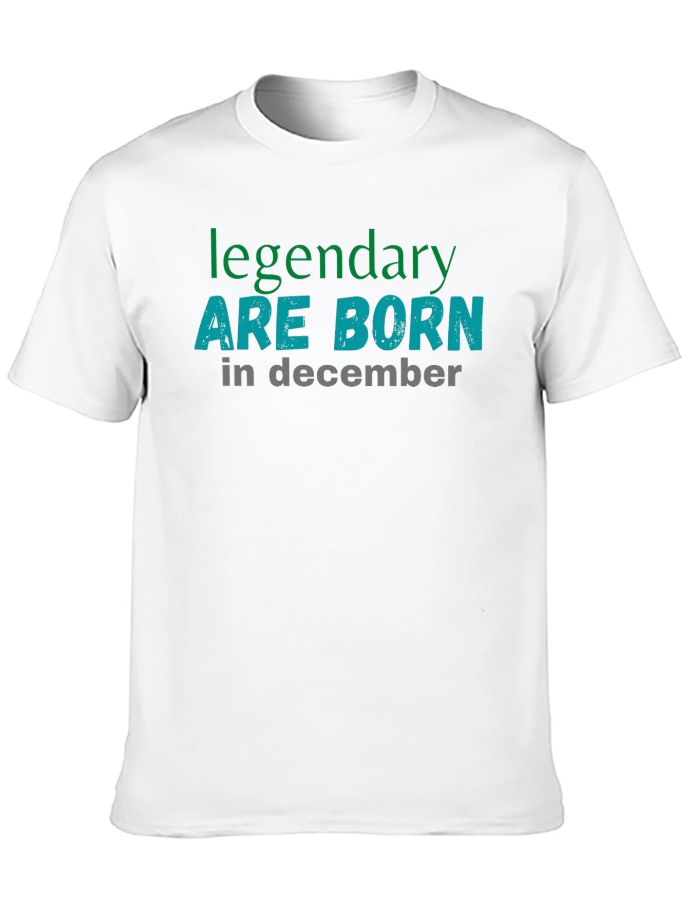 Black Legendary December Birthday Black T-Shirt view 10