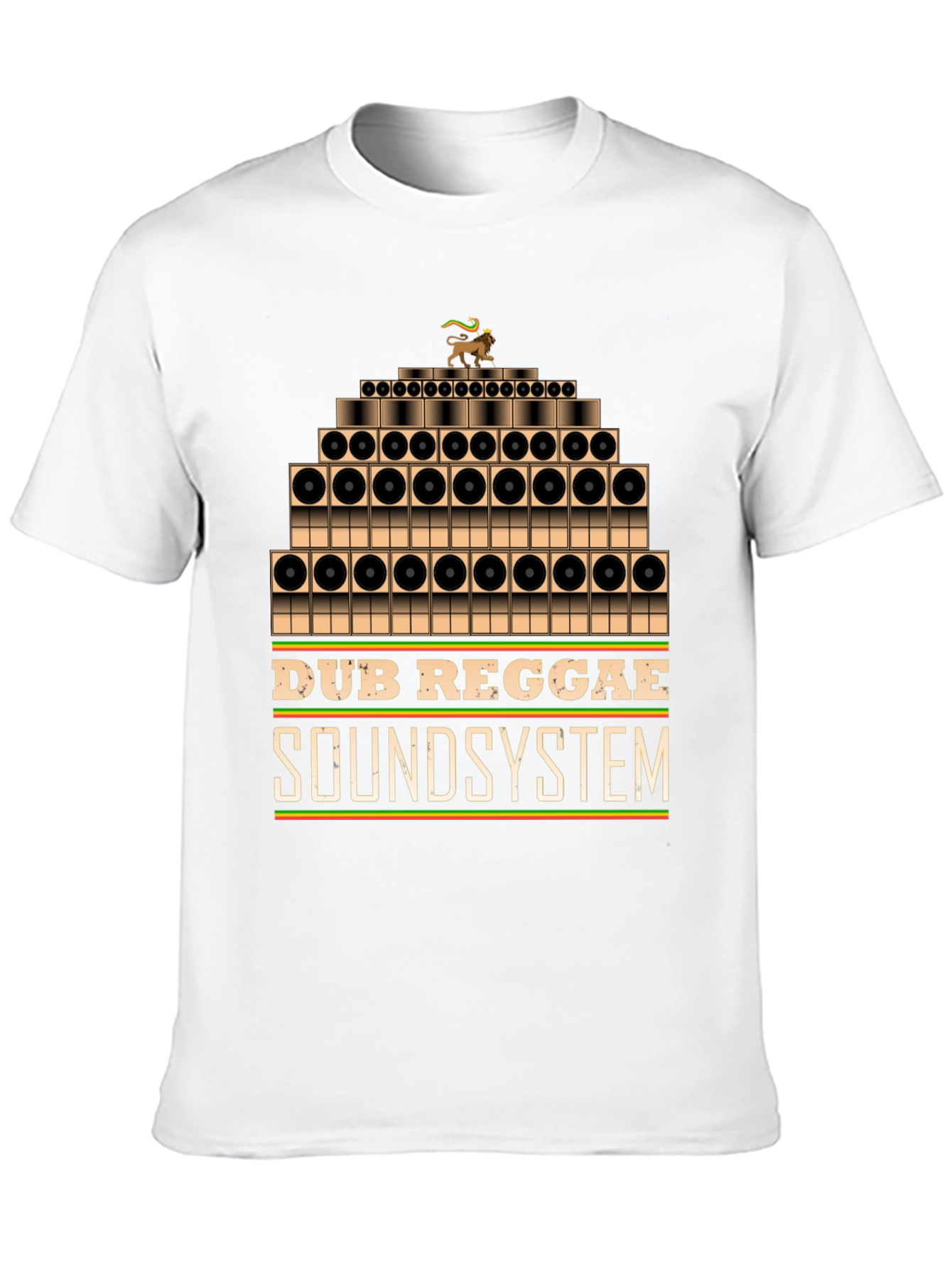 Black Dub Reggae Soundsystem Graphic Tee - Black view 10