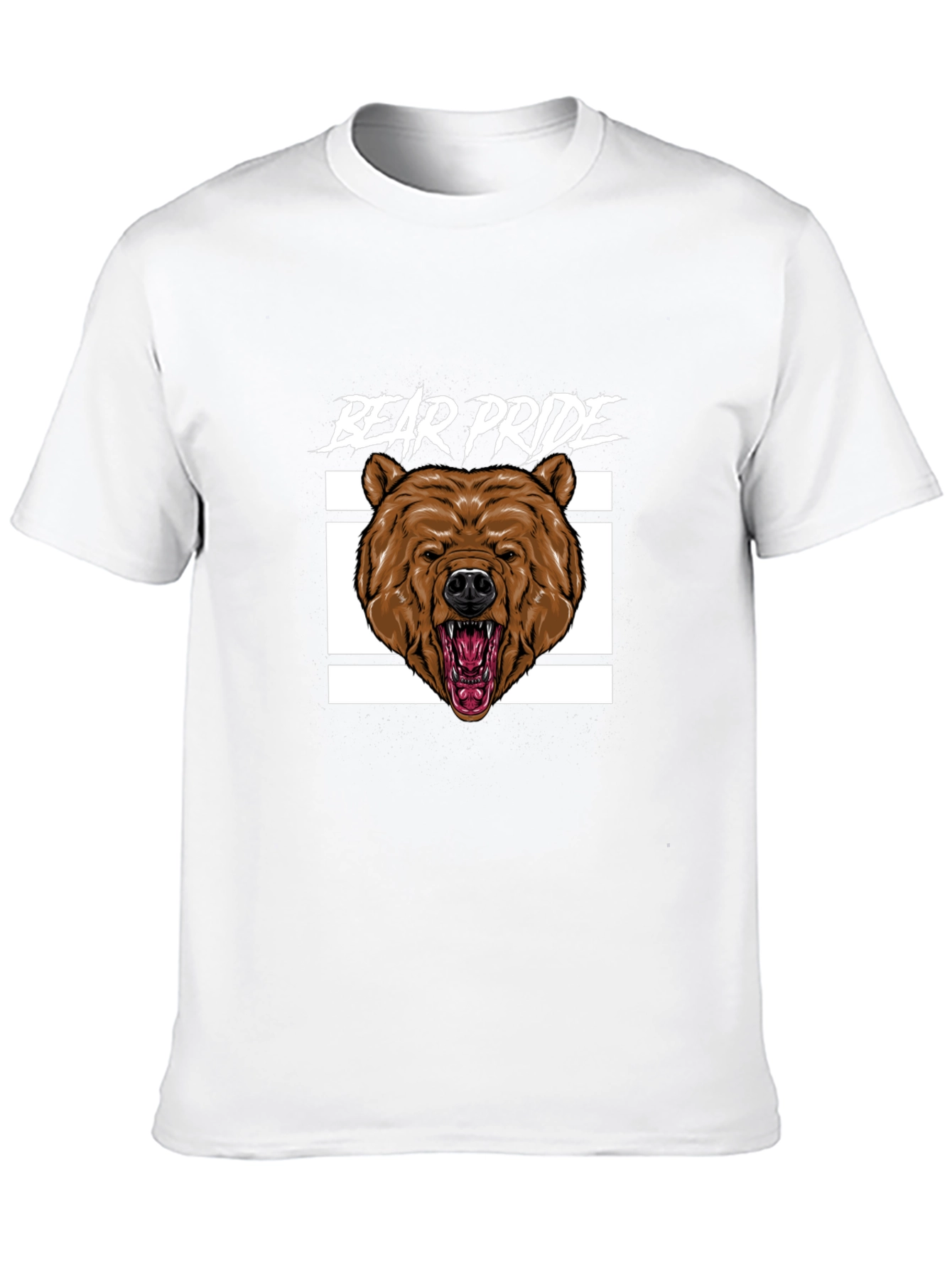 Black Bear Pride Graphic T-Shirt - Bold Animal Print view 10