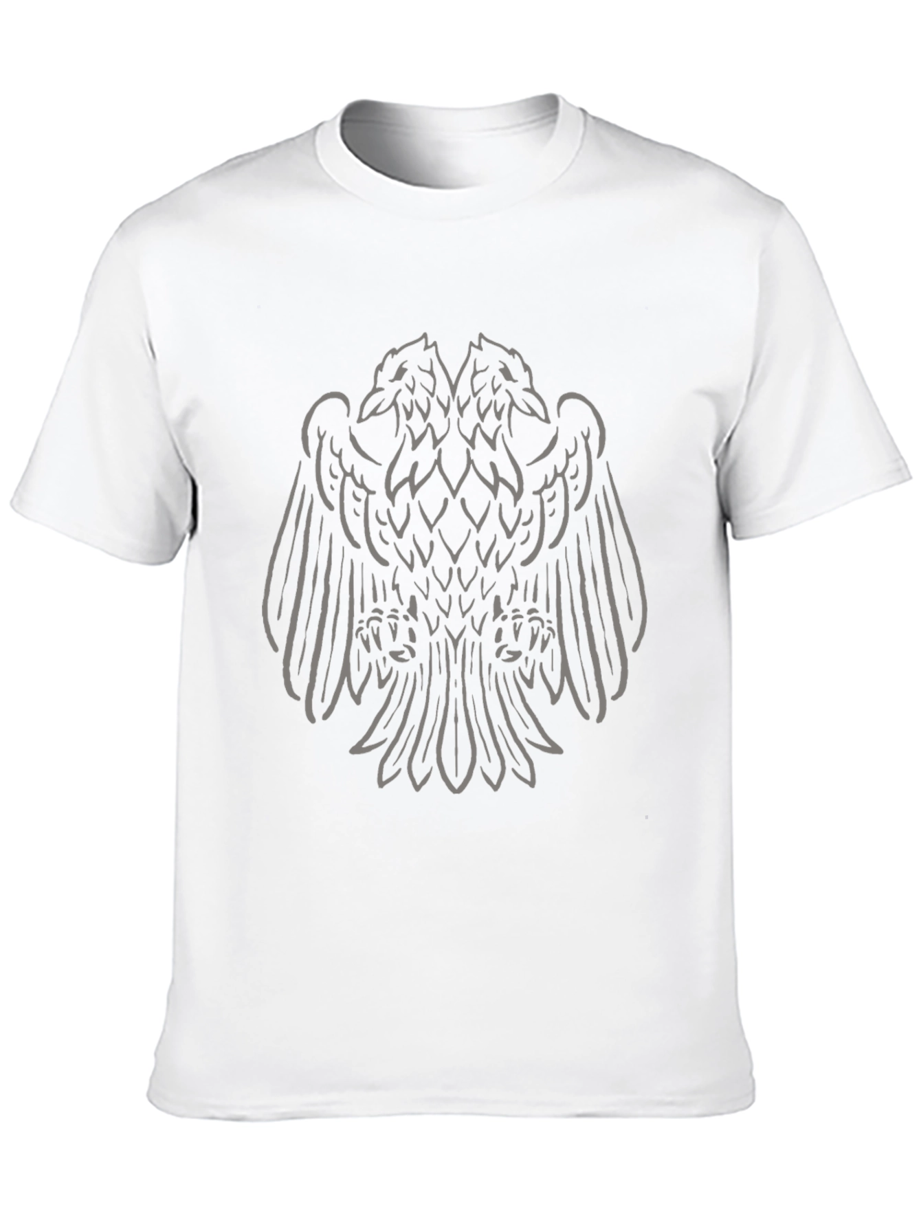 Black Black T-Shirt with Double-Headed Eagle Graphic view 10