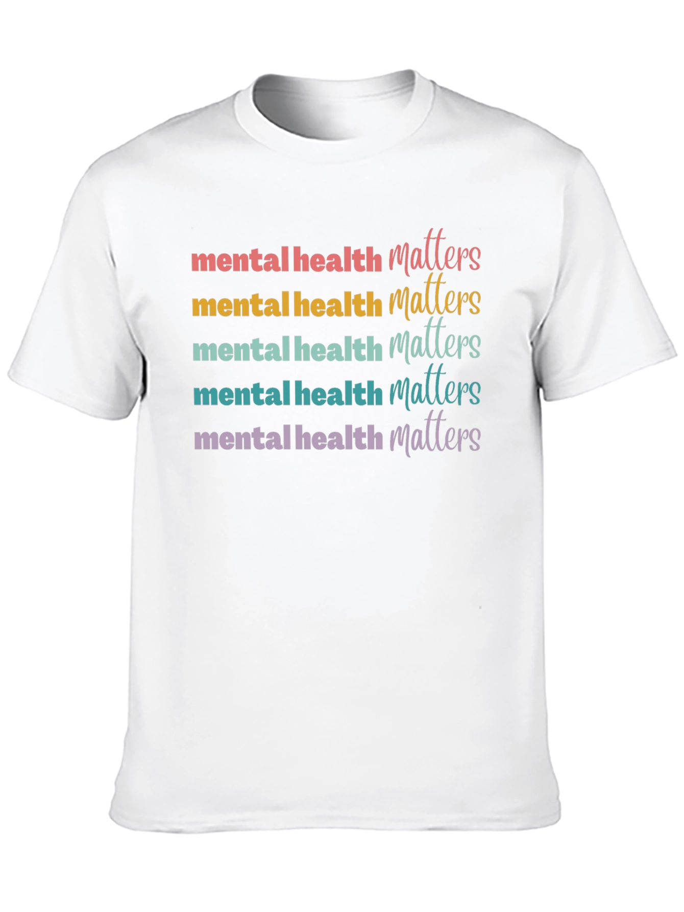 Black Mental Health Matters Graphic Tee - Black view 10