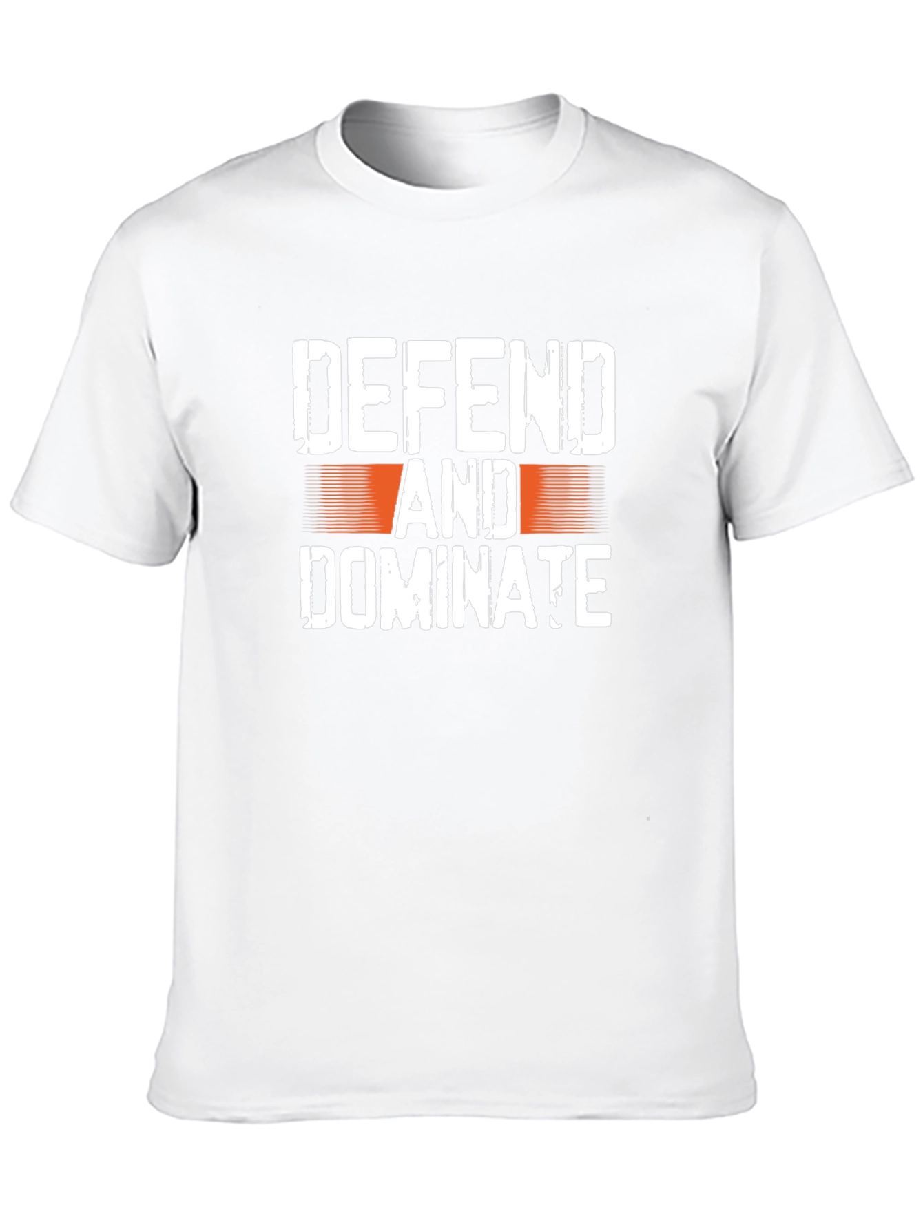 Black Defend and Dominate Graphic T-Shirt view 10