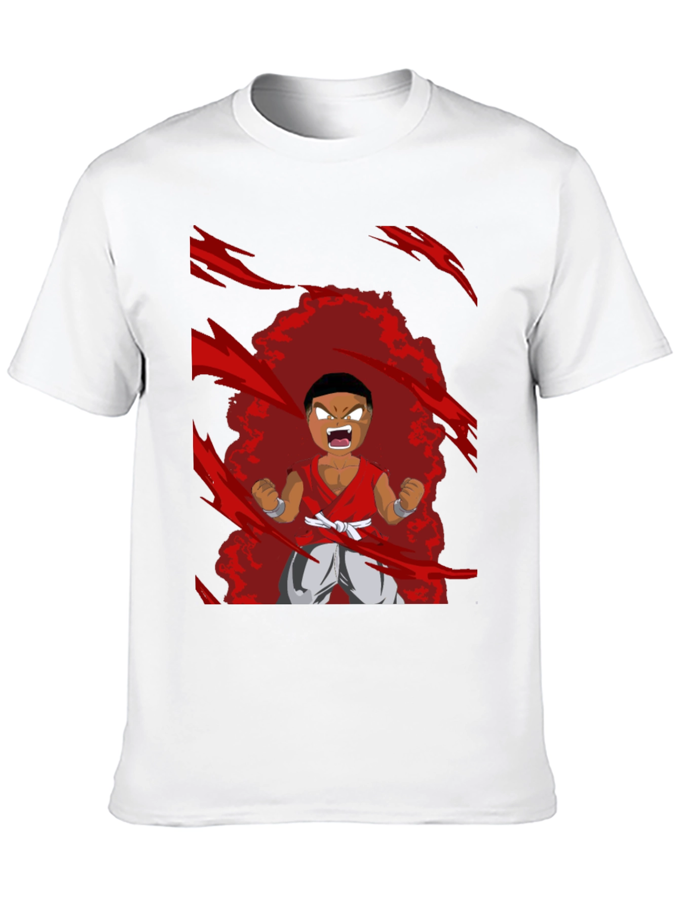 Black Cartoon Character Black T-Shirt view 10