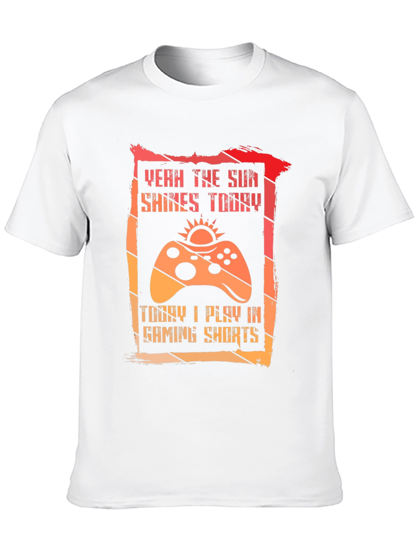 Black Gaming Shorts T-Shirt, Gamer Apparel view 10