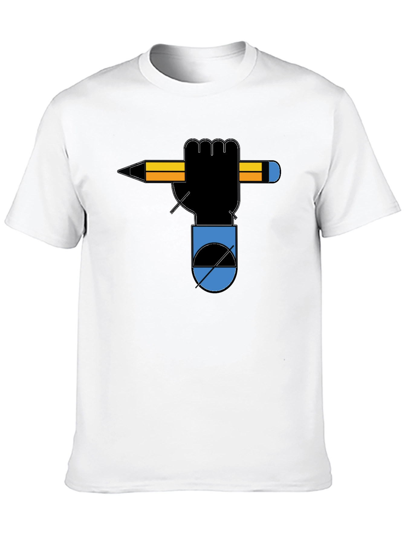 Artist's Fist Tee - Creative Graphic T-Shirt - 10